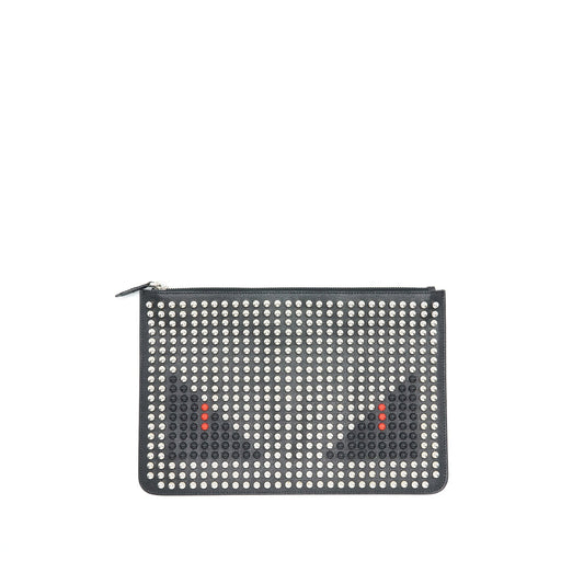 Fendi Studded Unisex Monster Clutch