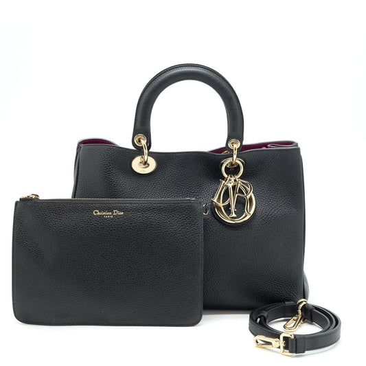 Dior Diorissimo Tote Purse Black