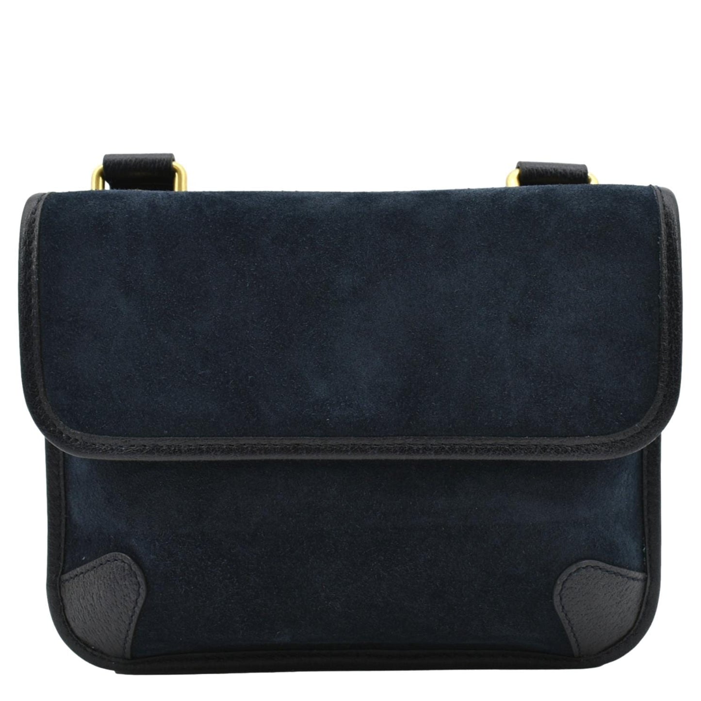 GUCCI Neo Suede Crossbody Bag Blue 501050