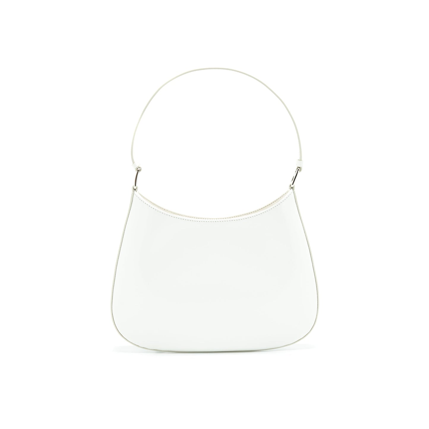 PRADA Cleo Bag in White SHW