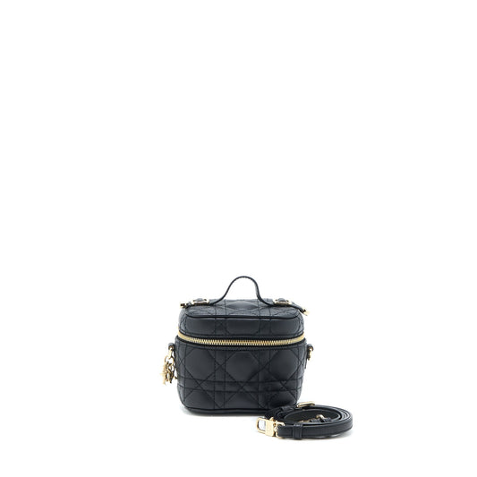 Dior Micro Lady Dior Vanity Case Lambskin Black