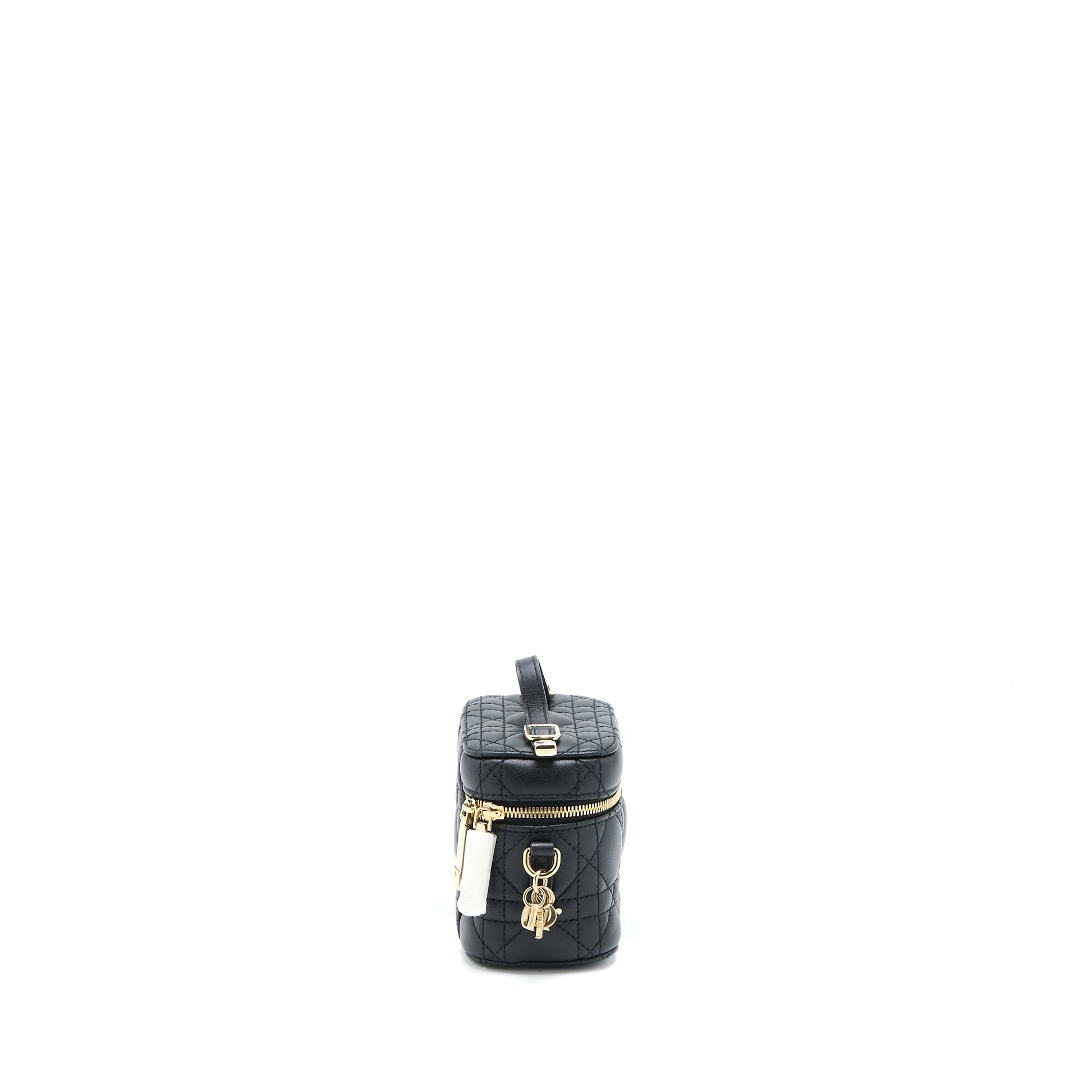 Dior Micro Lady Dior Vanity Case Lambskin Black