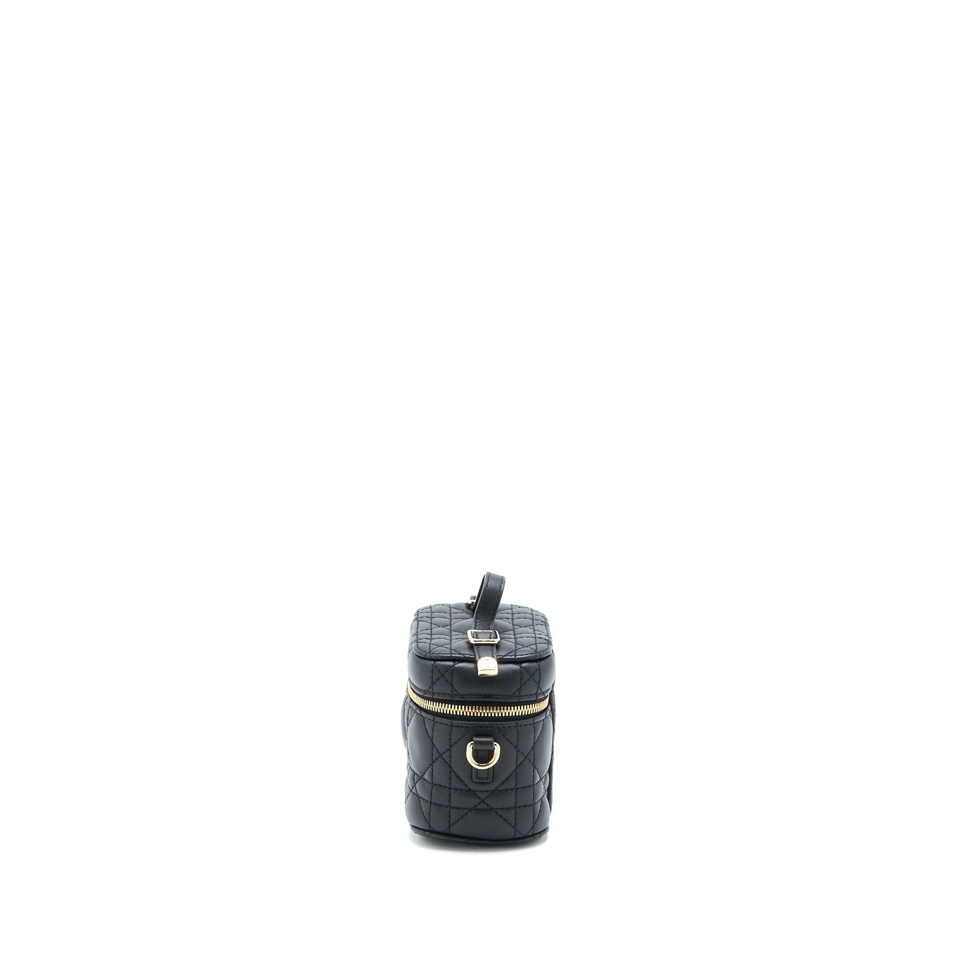 Dior Micro Lady Dior Vanity Case Lambskin Black