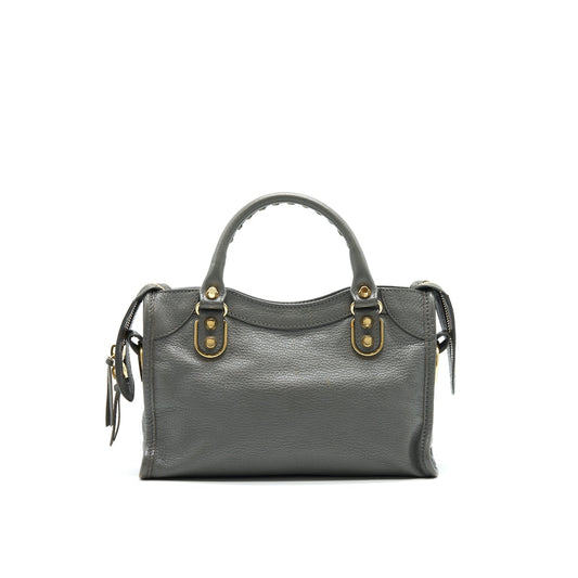 Balenciaga Mini City Purse Grey with