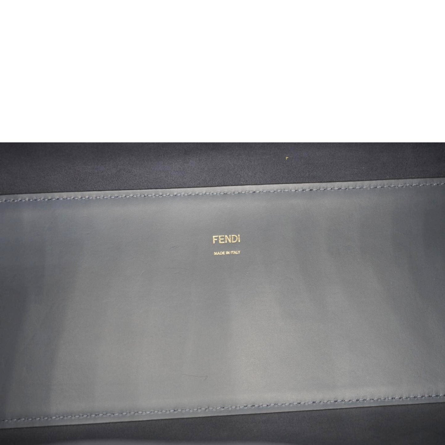 FENDI By The Way Medium Leather Python Print Logo Boston Bag Beige
