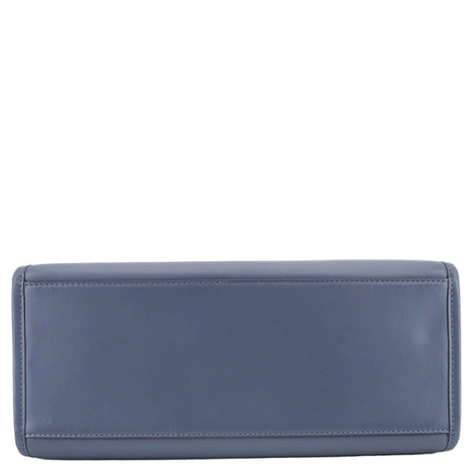 FENDI Sunshine Leather Crossbody Tote Bag Blue