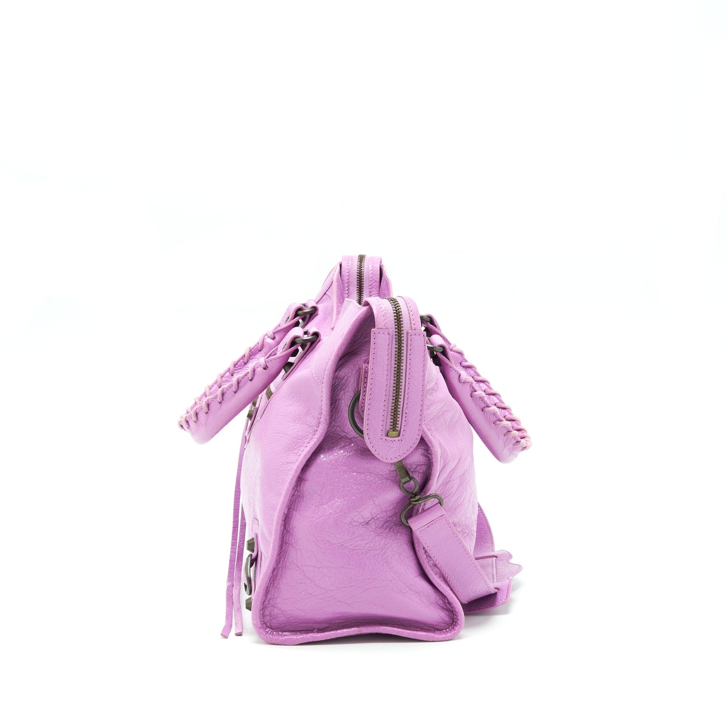 Balenciaga Classic City Purse Purple
