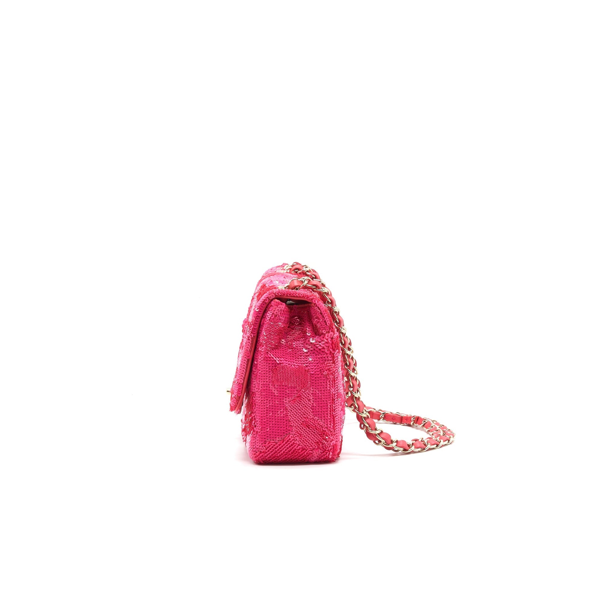 Chanel Seasonal Medium Flap Bag Fucia with