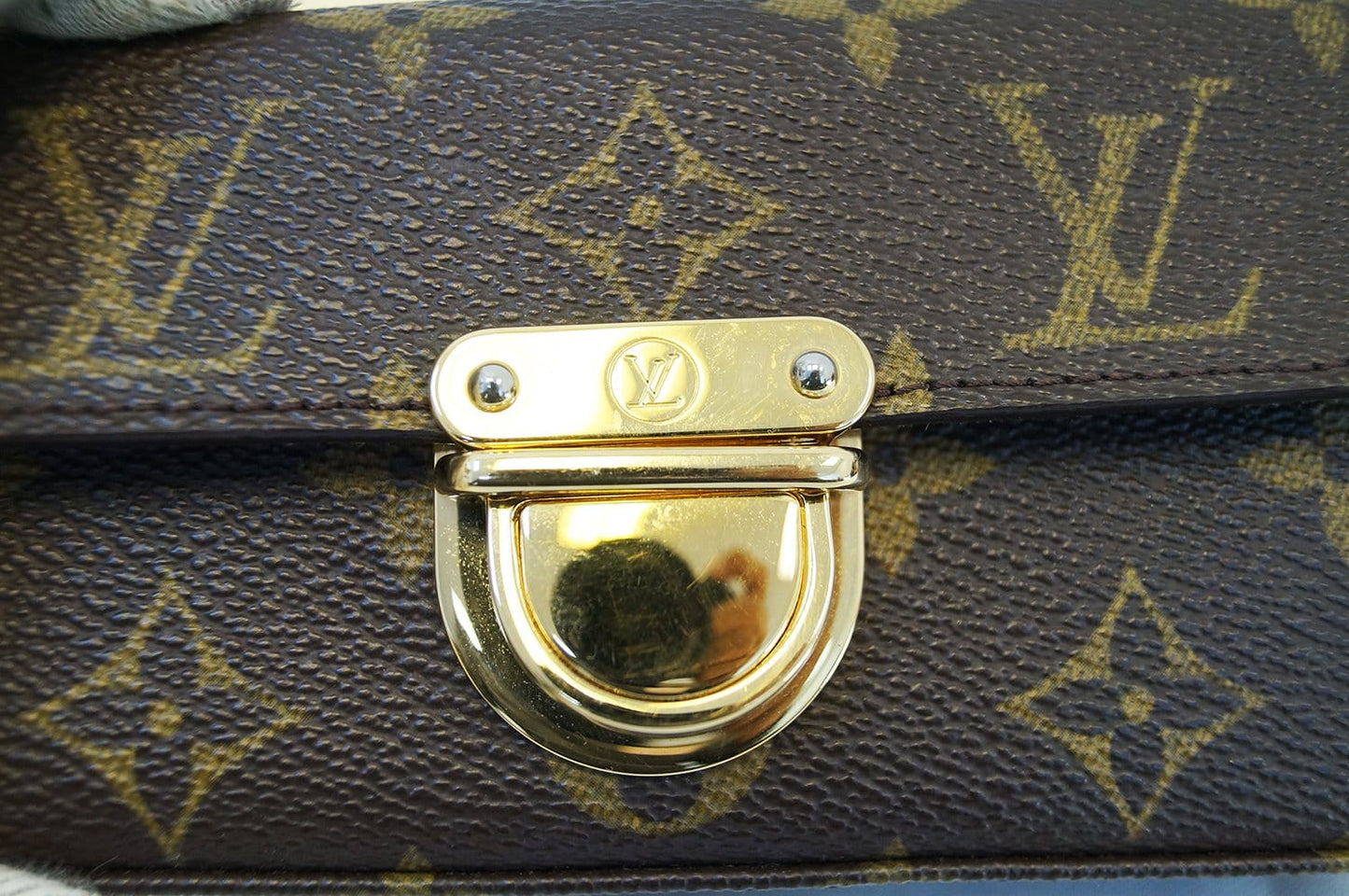 LOUIS VUITTON Monogram Pochette Lagoon Clutch Glasses Case