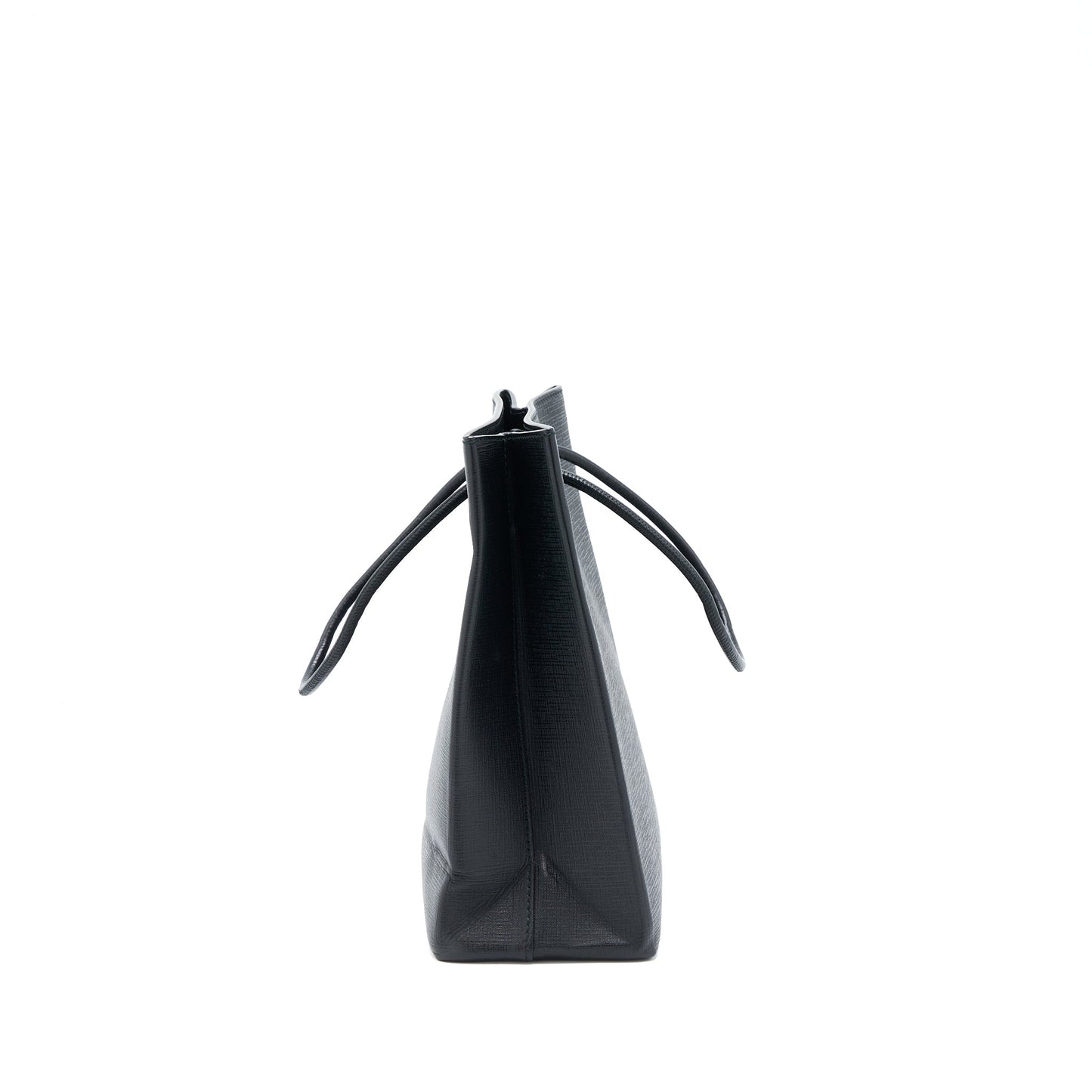 Balenciaga Top Handle Shopping Tote Purse Calfskin Black