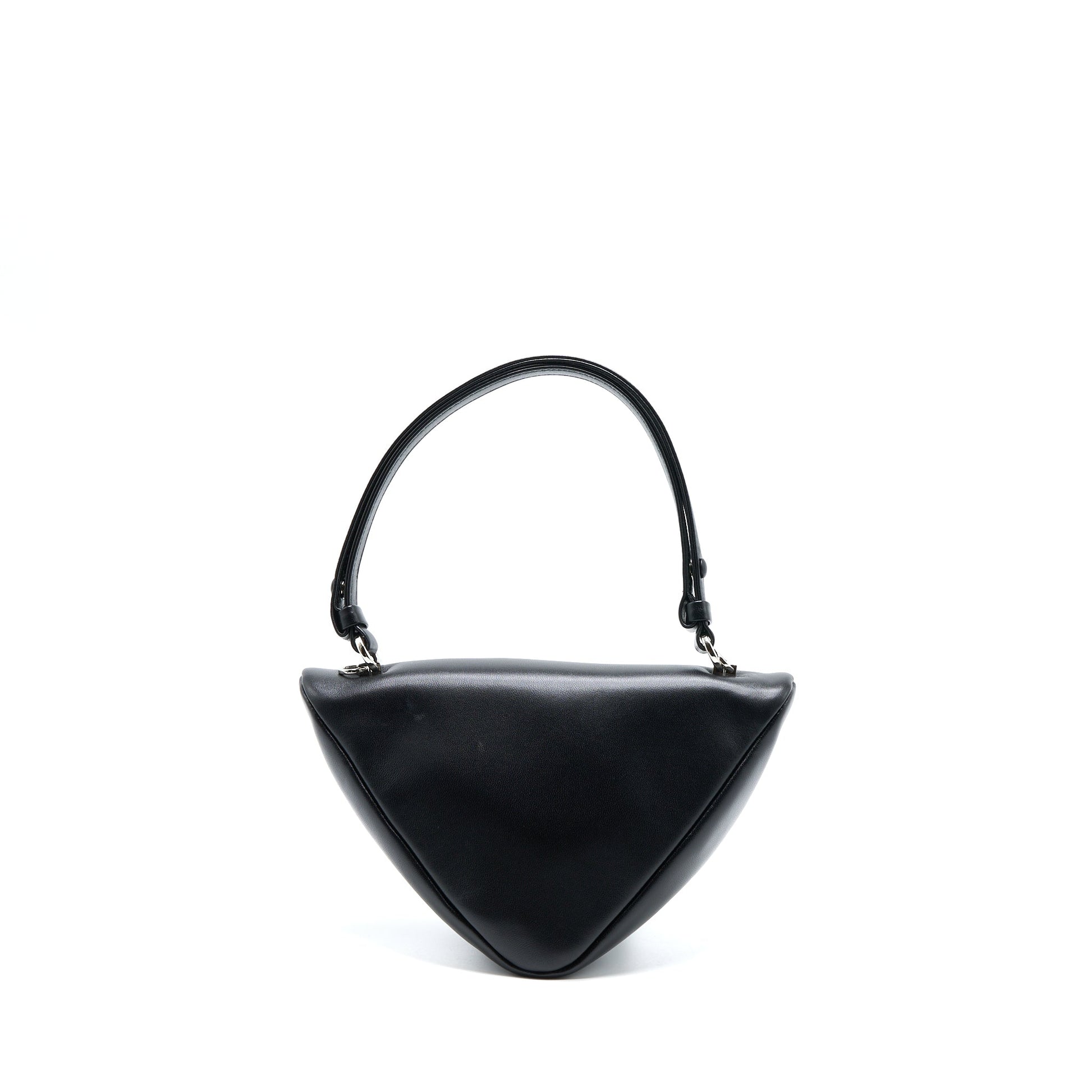 Prada Padded Nappa Triangle Bag Black SHW