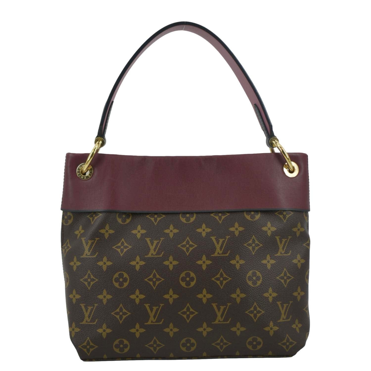 LOUIS VUITTON Tuileries Besace Monogram Canvas Shoulder Bag Bruyere