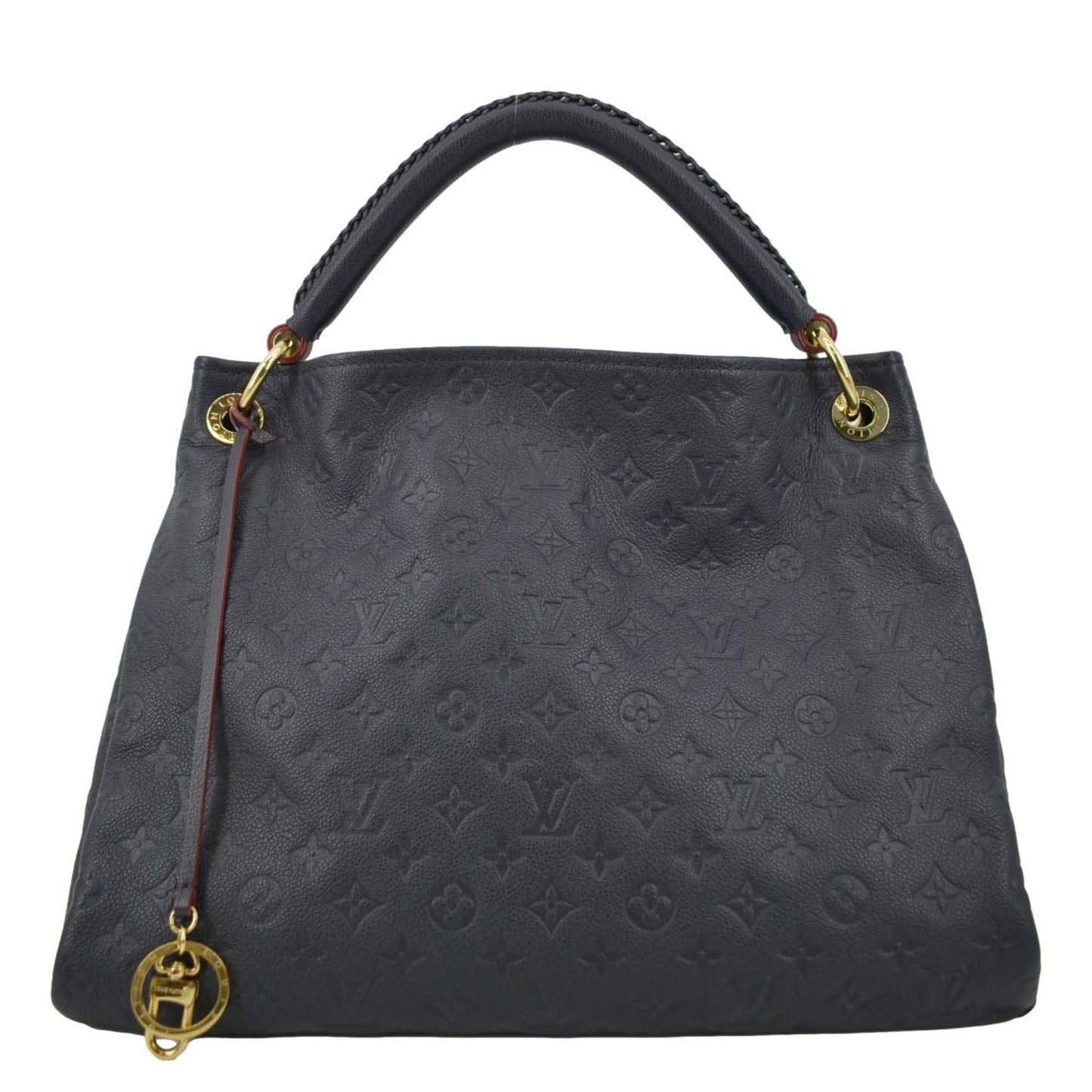 LOUIS VUITTON Artsy MM Empreinte Leather Hobo Bag Black