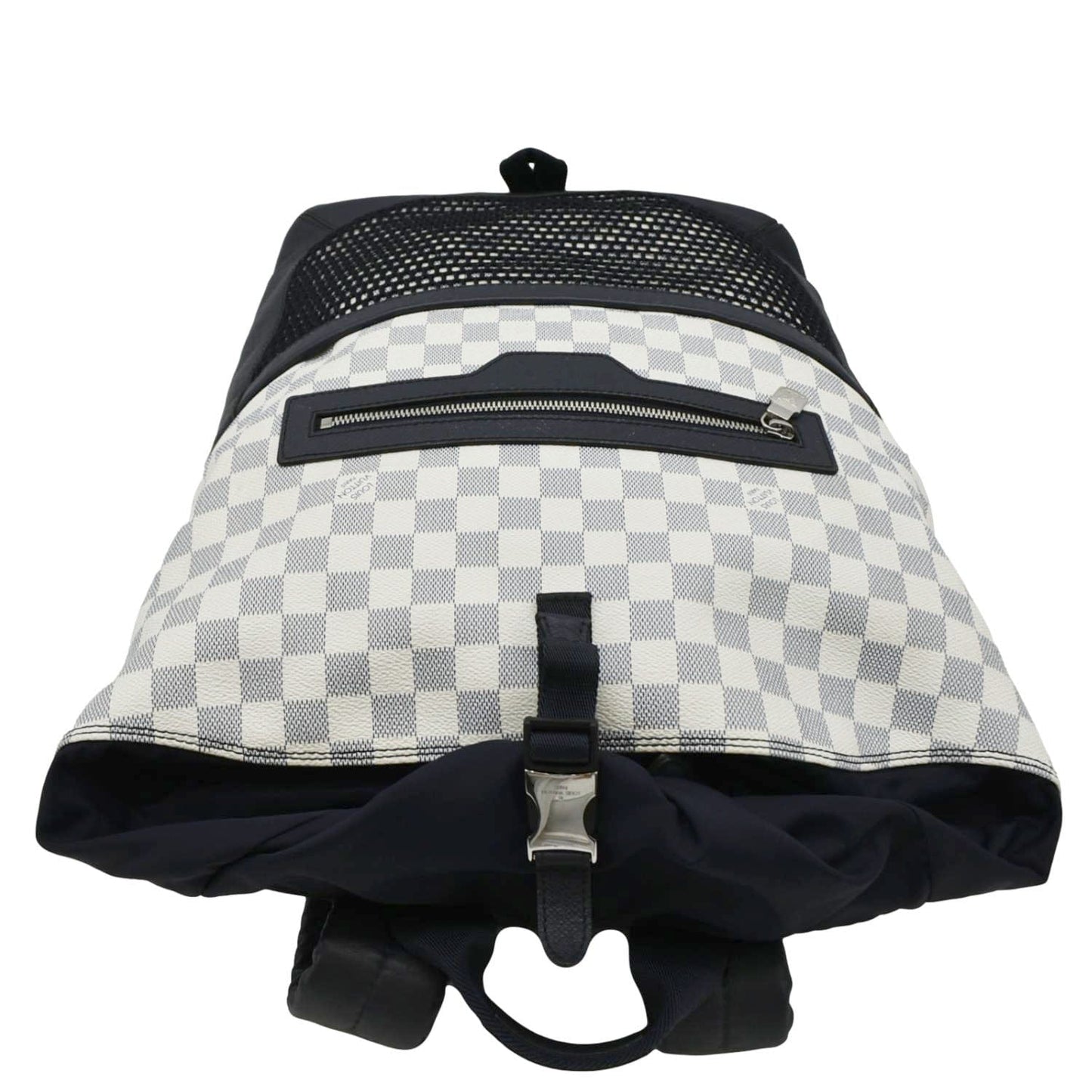 LOUIS VUITTON Matchpoint Damier Azur Backpack White