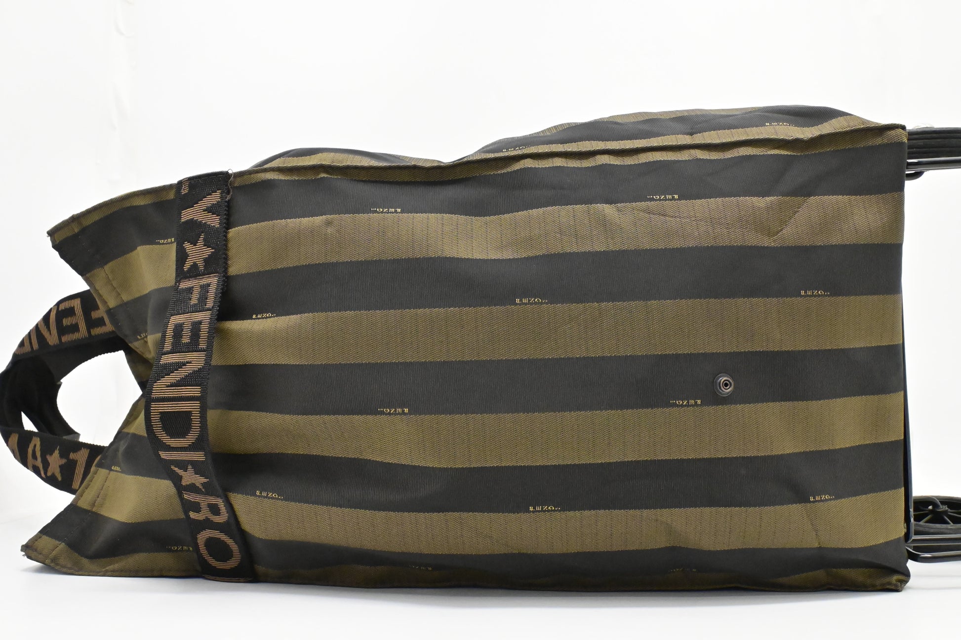 Fendi Foldable Jolly Trailer Bag in Pequin Canvas