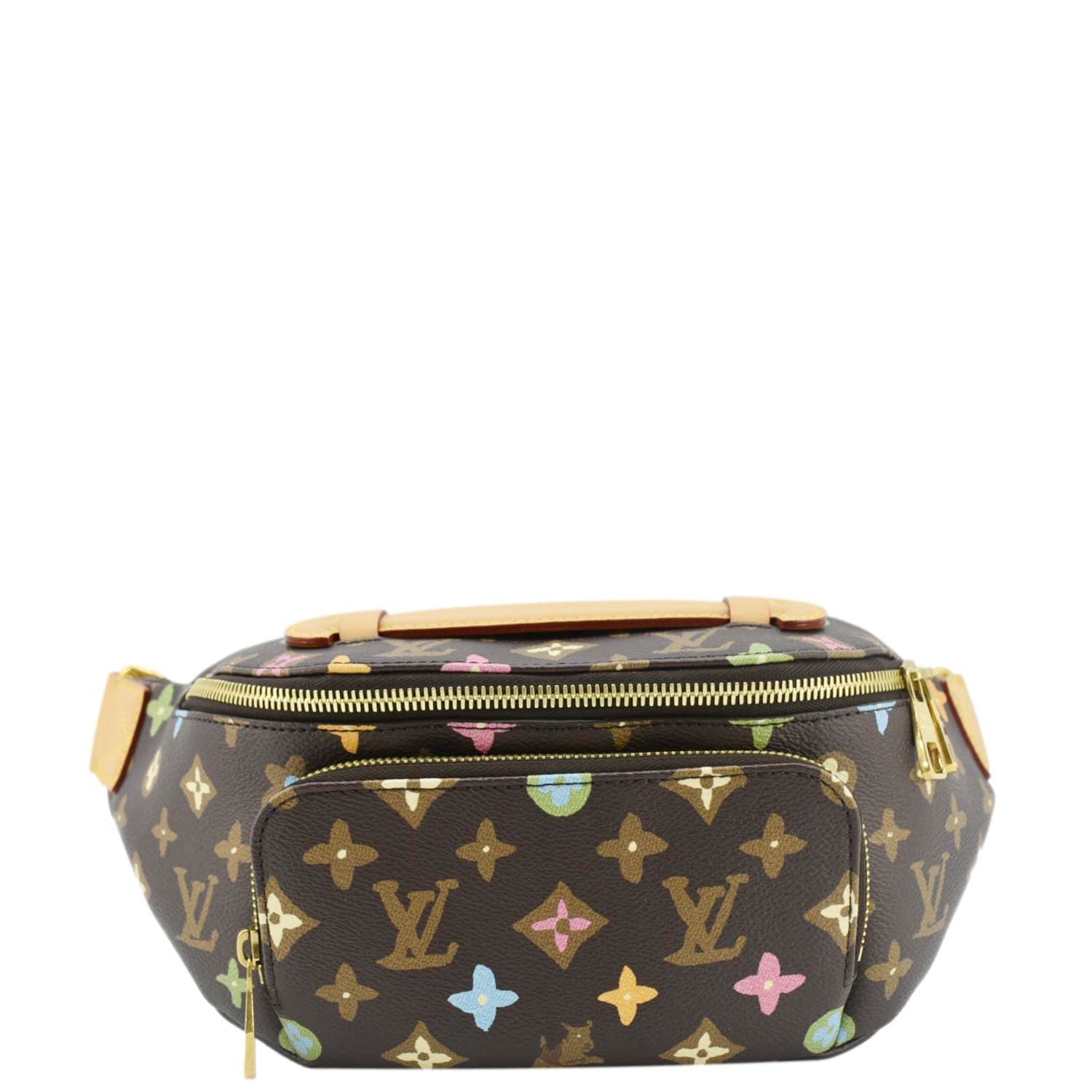 LOUIS VUITTON Rush Monogram Craggy Canvas Bumbag Chocolate
