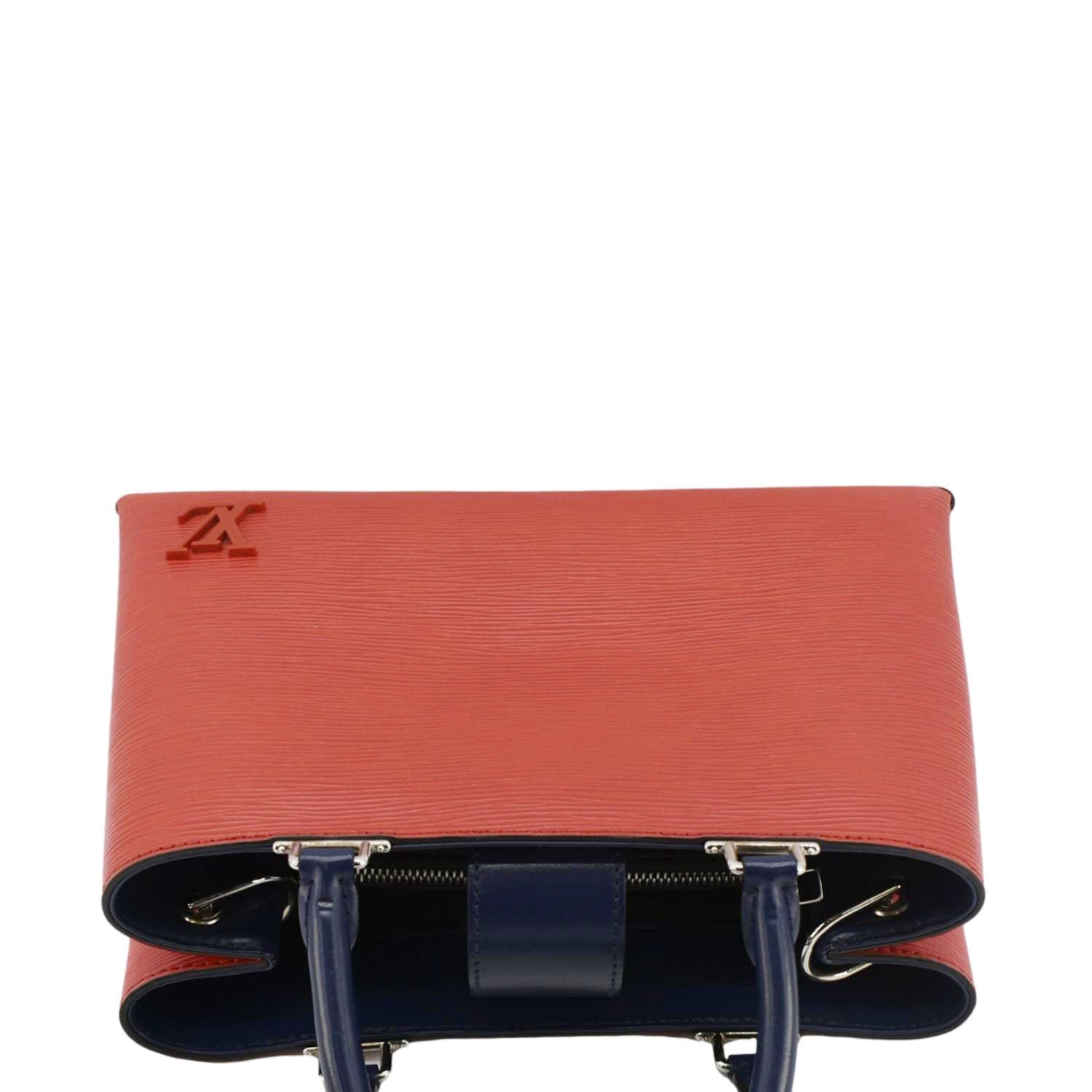 LOUIS VUITTON Kleber PM Epi Leather Shoulder Bag Red