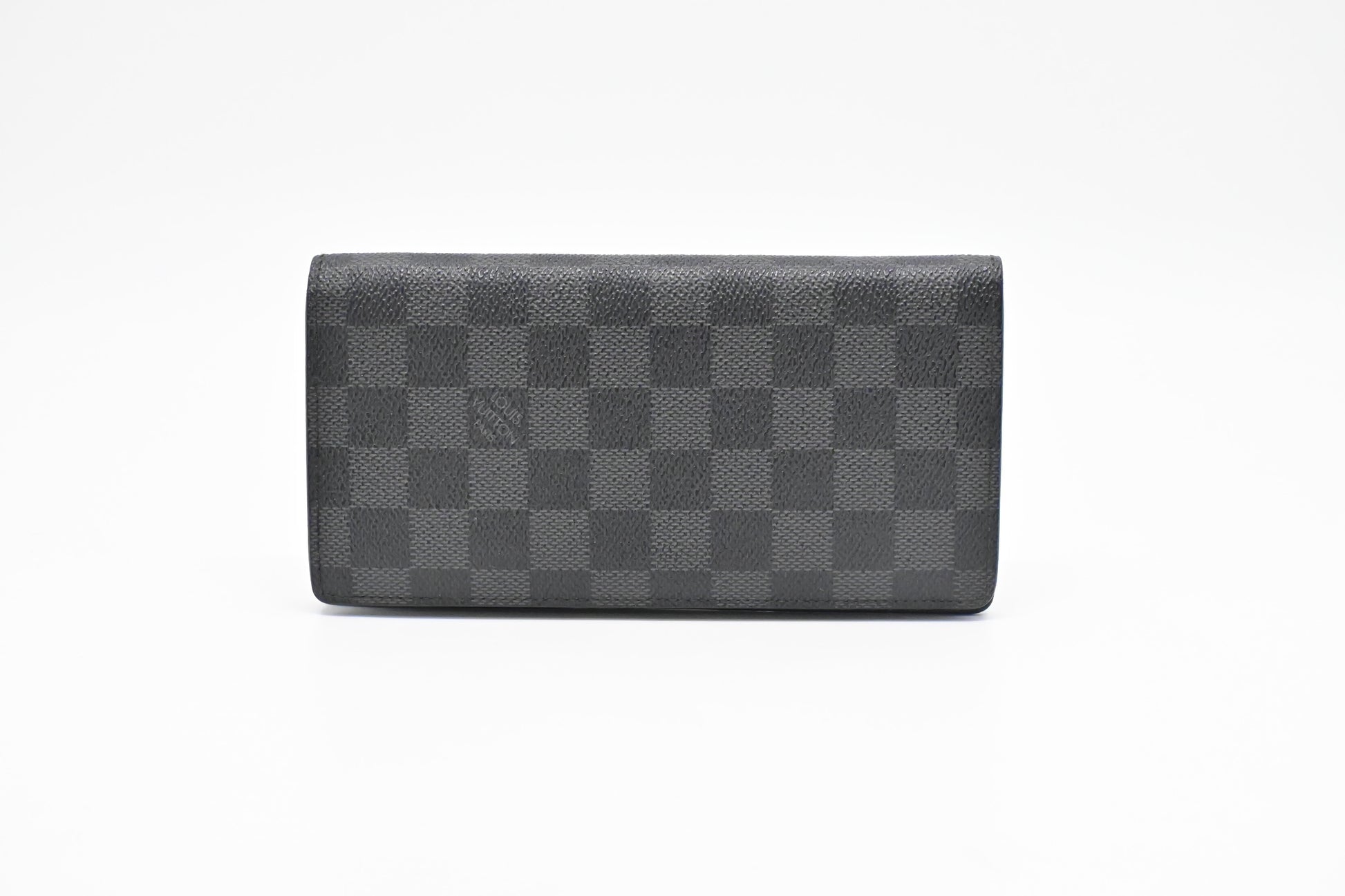 Louis Vuitton Brazza Wallet in Damier Graphite Canvas