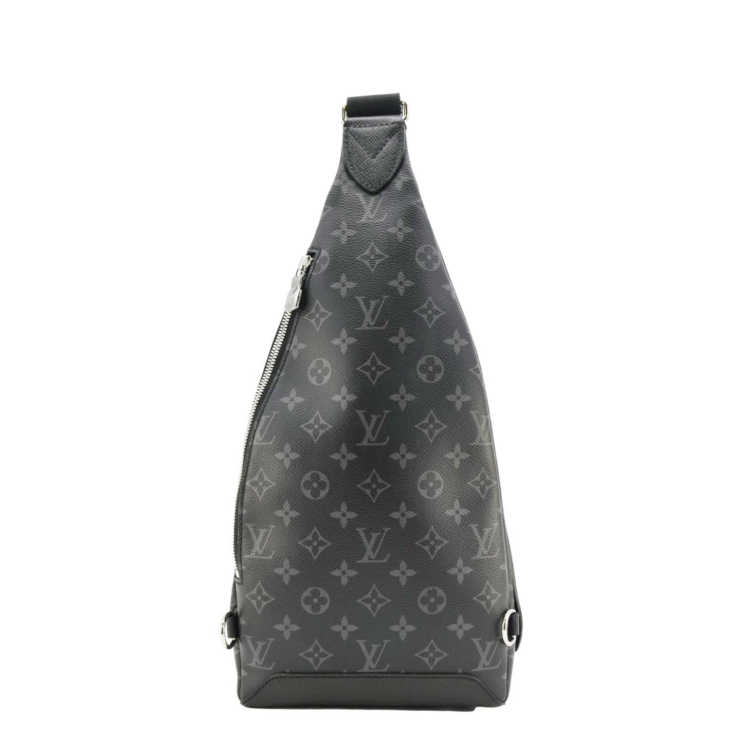 LOUIS VUITTON Duo Slingbag Taigarama Crossbody Bag Black