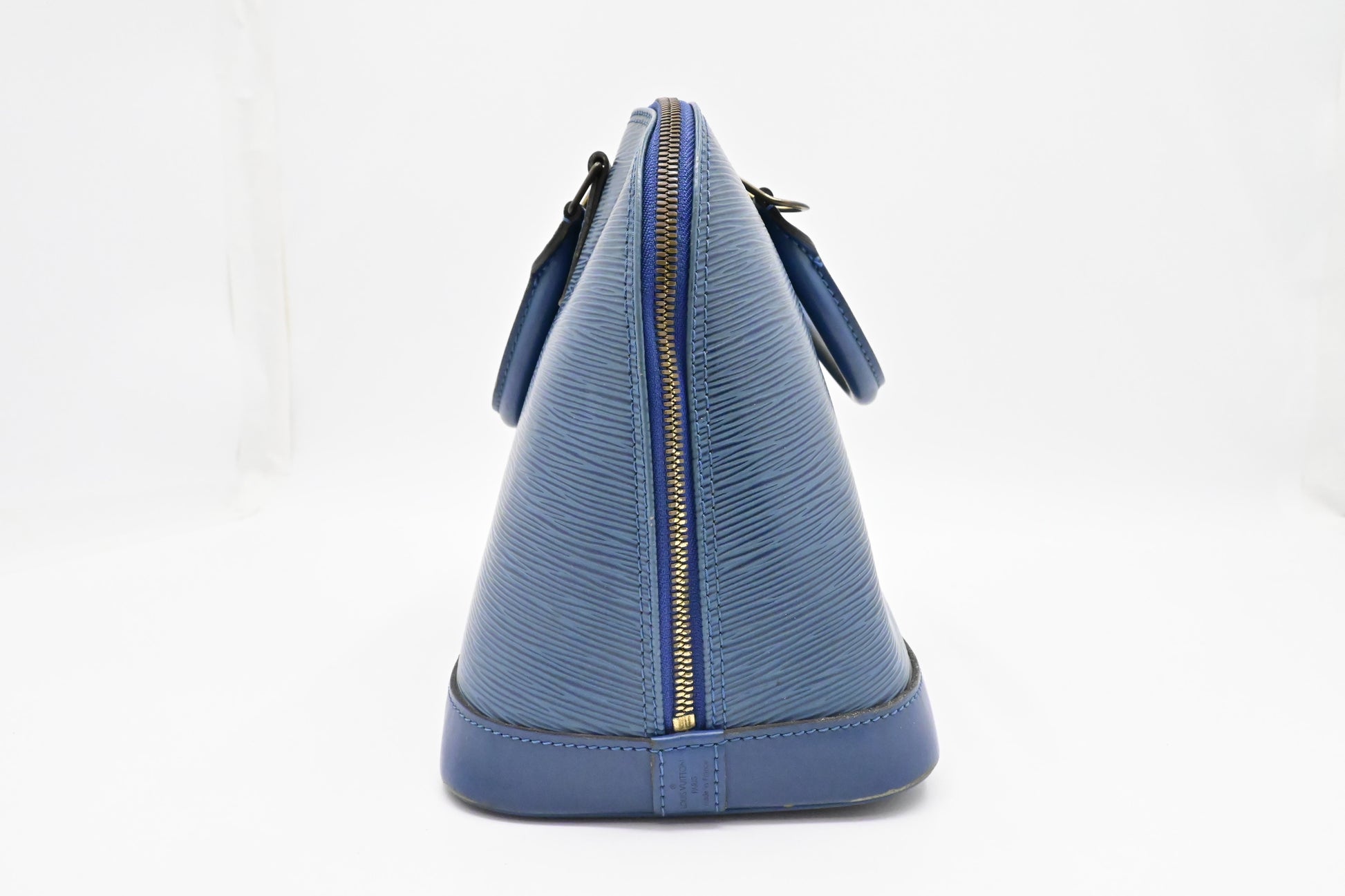 Louis Vuitton Alma PM in Blue Epi Leather