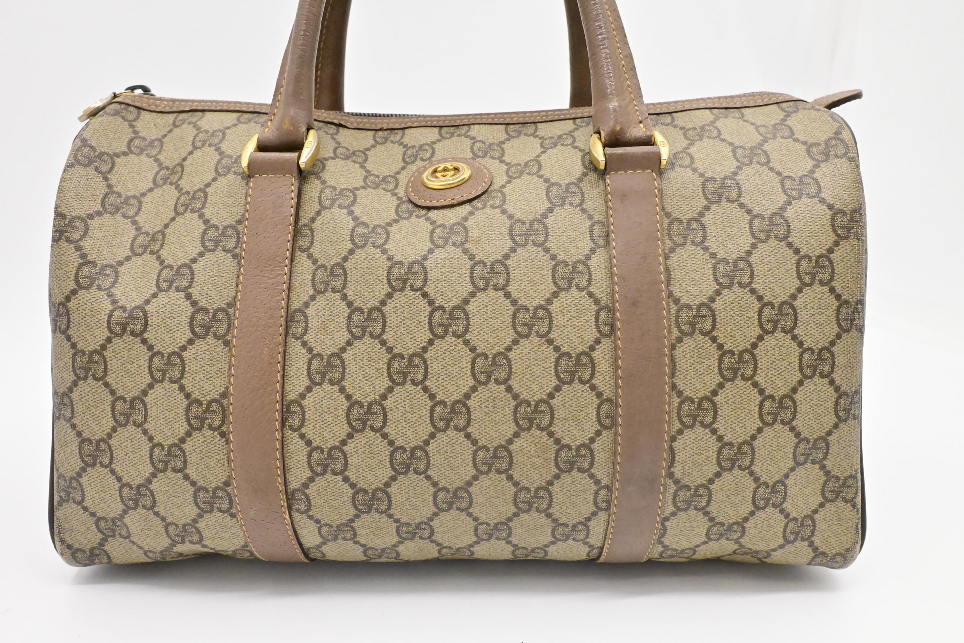 Gucci Boston Bag in GG Supreme Canvas