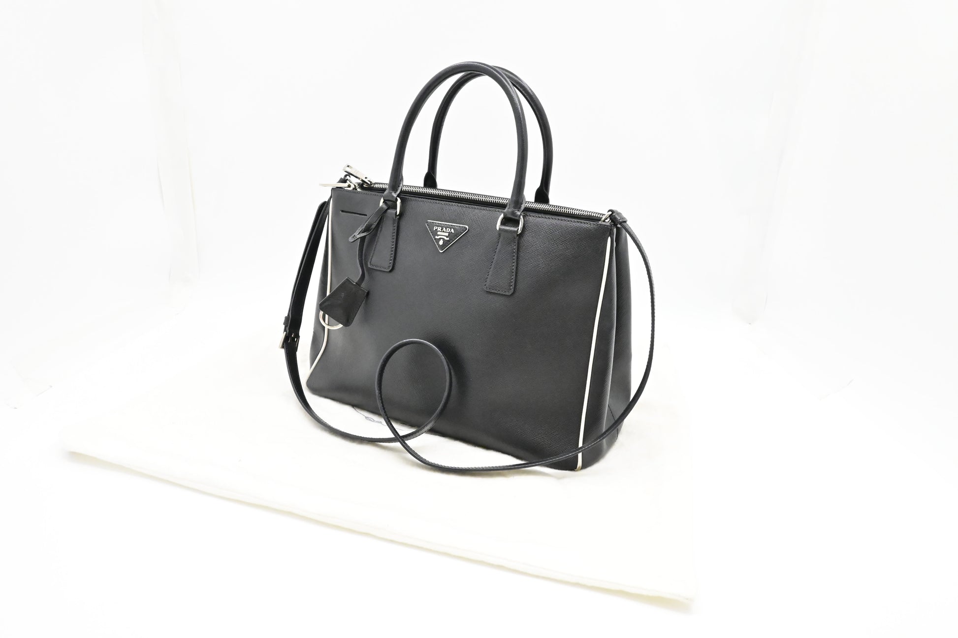 Prada Large Galleria in Black Saffiano Leather