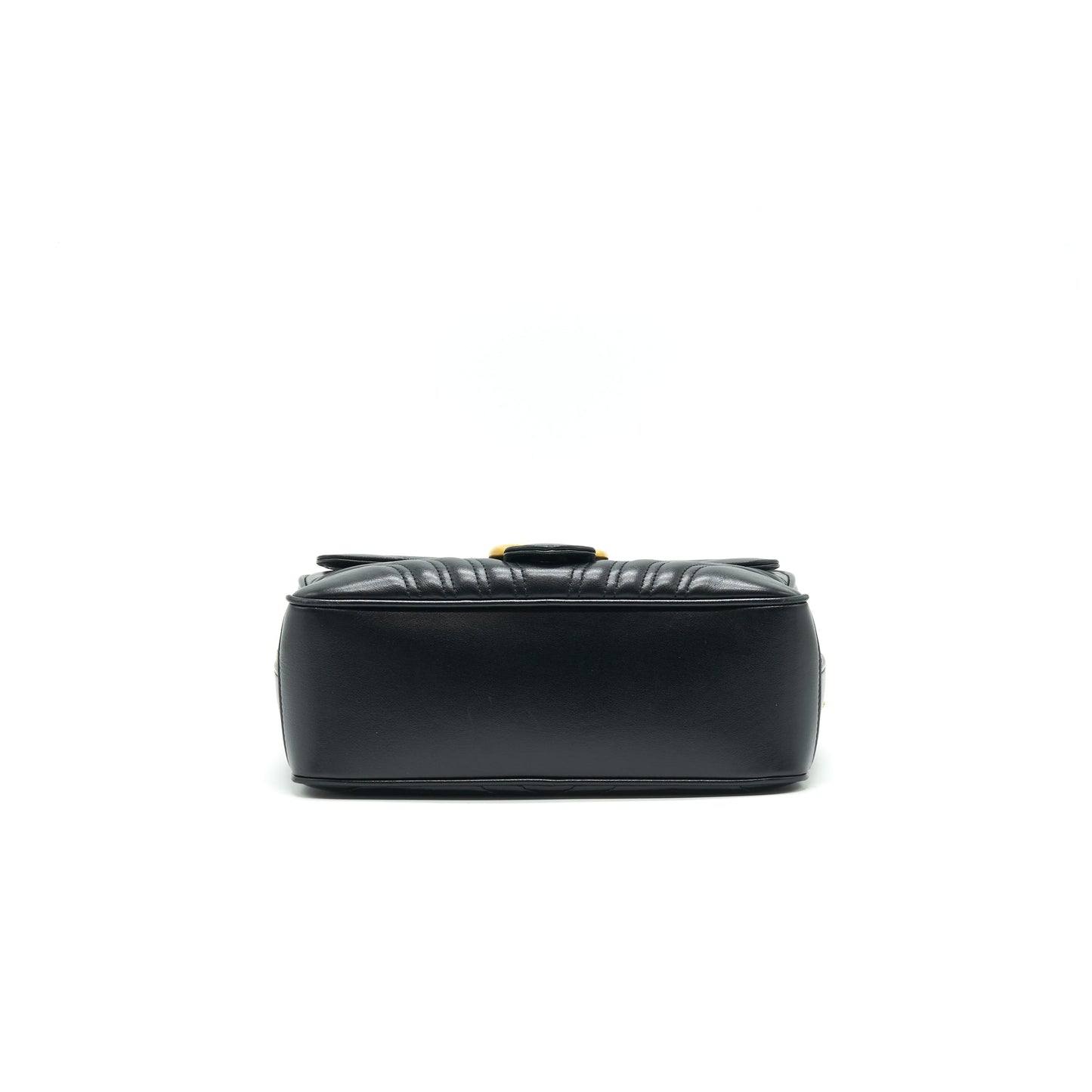 GUCCI GG MARMONT MATELASS? SHOULDER BAG BLACK