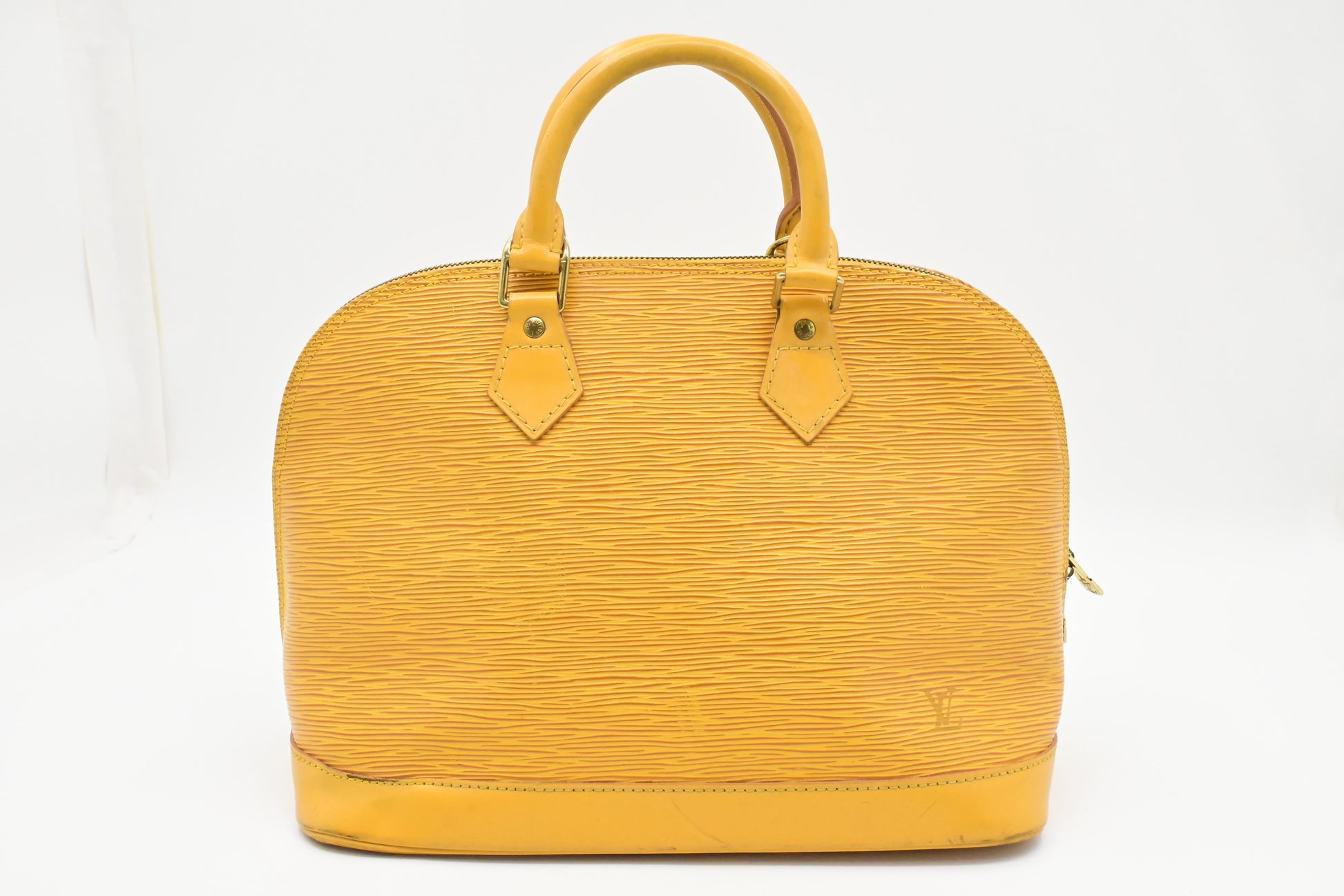 Louis Vuitton Alma PM in Yellow Epi Leather