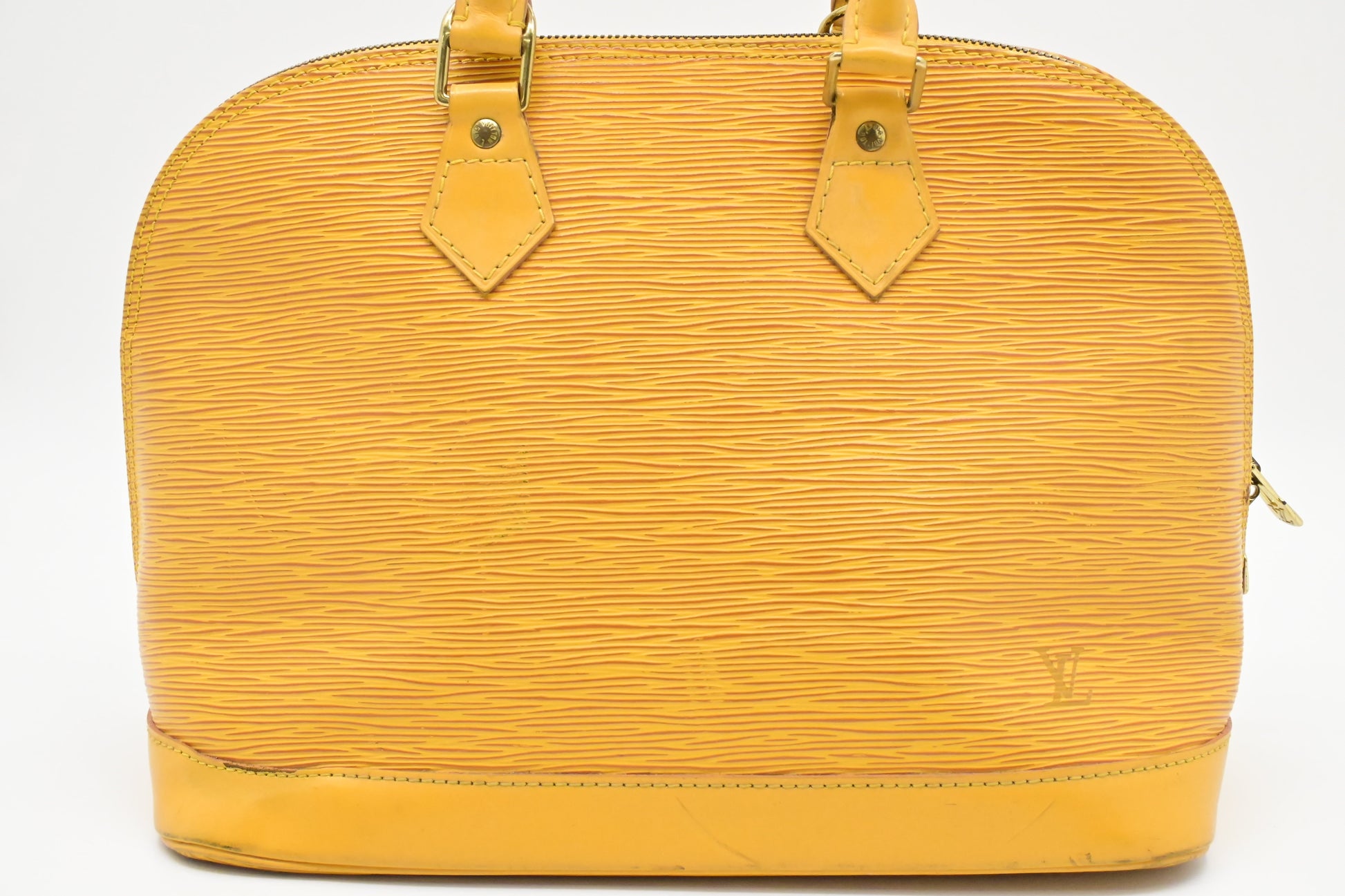 Louis Vuitton Alma PM in Yellow Epi Leather