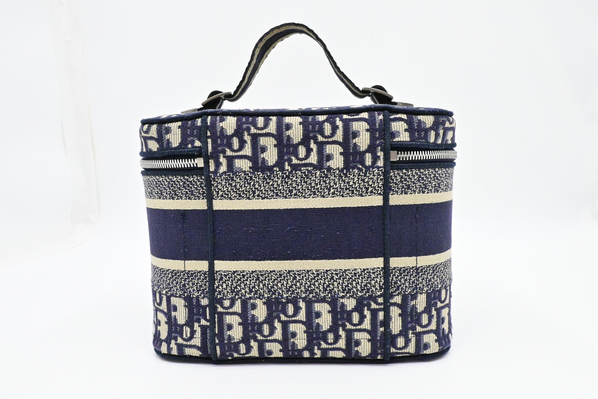 Dior DiorTravel Vanity Case in Blue Oblique Canvas