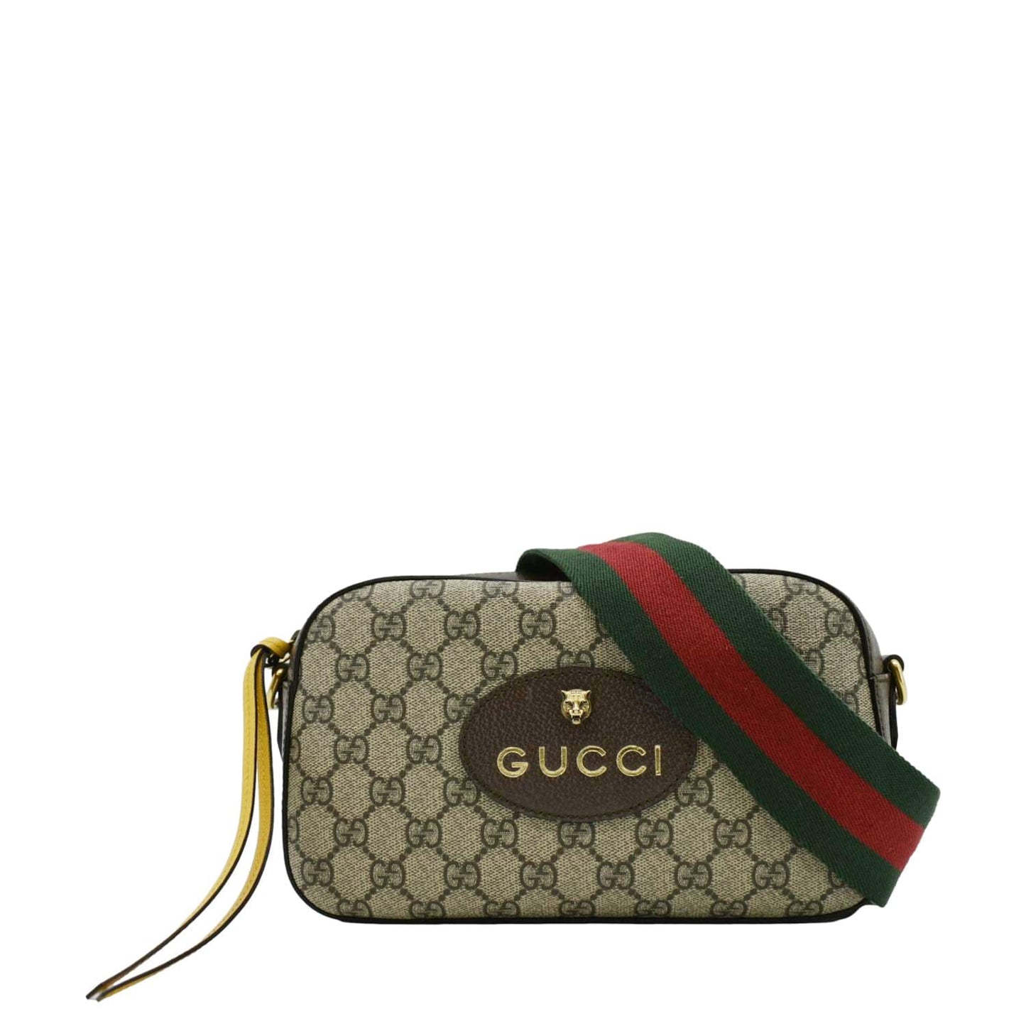 GUCCI Neo GG Supreme Canvas Messenger Bag Beige 476466