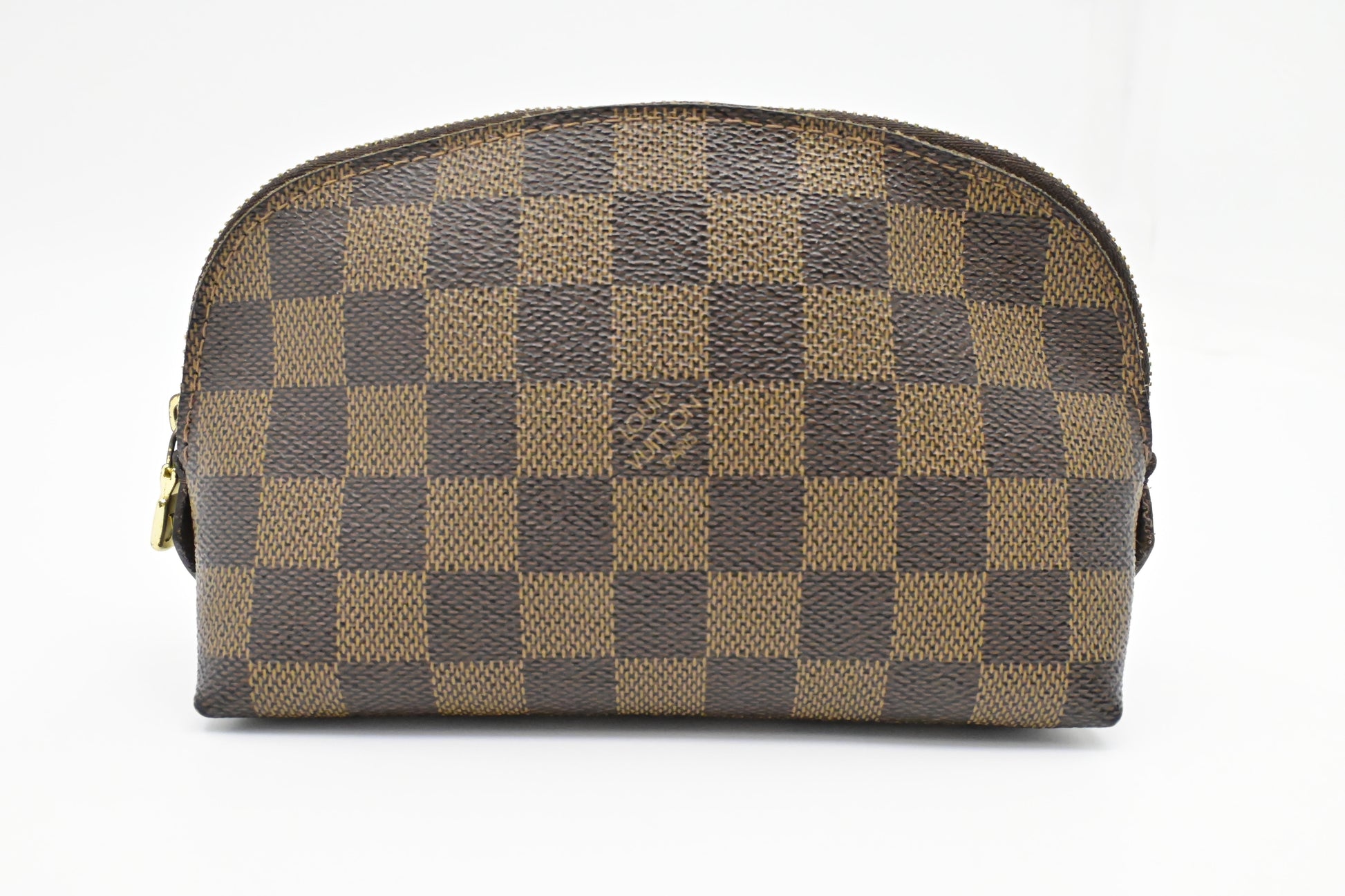 Louis Vuitton Pochette Cosmetique in Damier Ebene Canvas