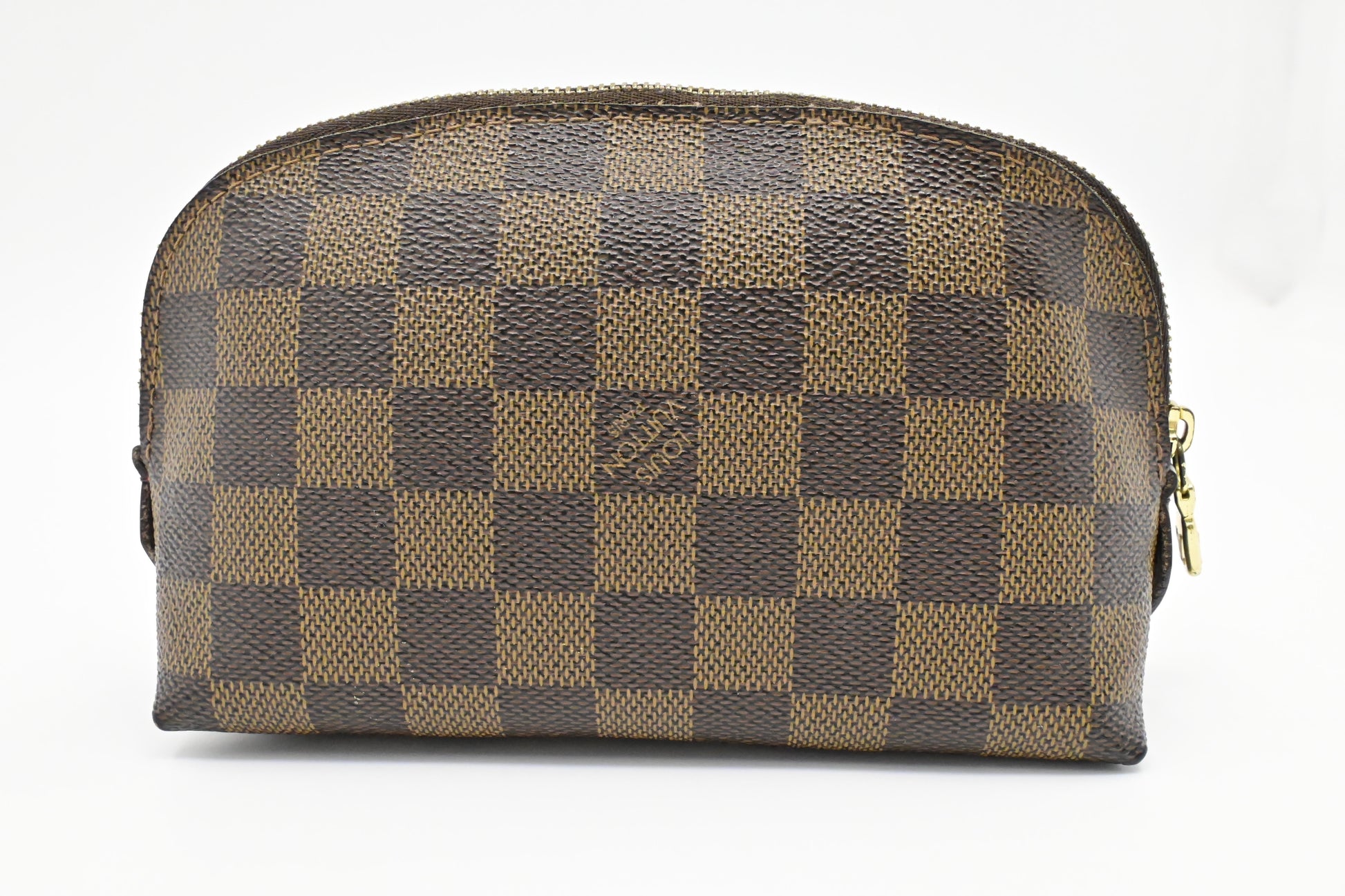 Louis Vuitton Pochette Cosmetique in Damier Ebene Canvas