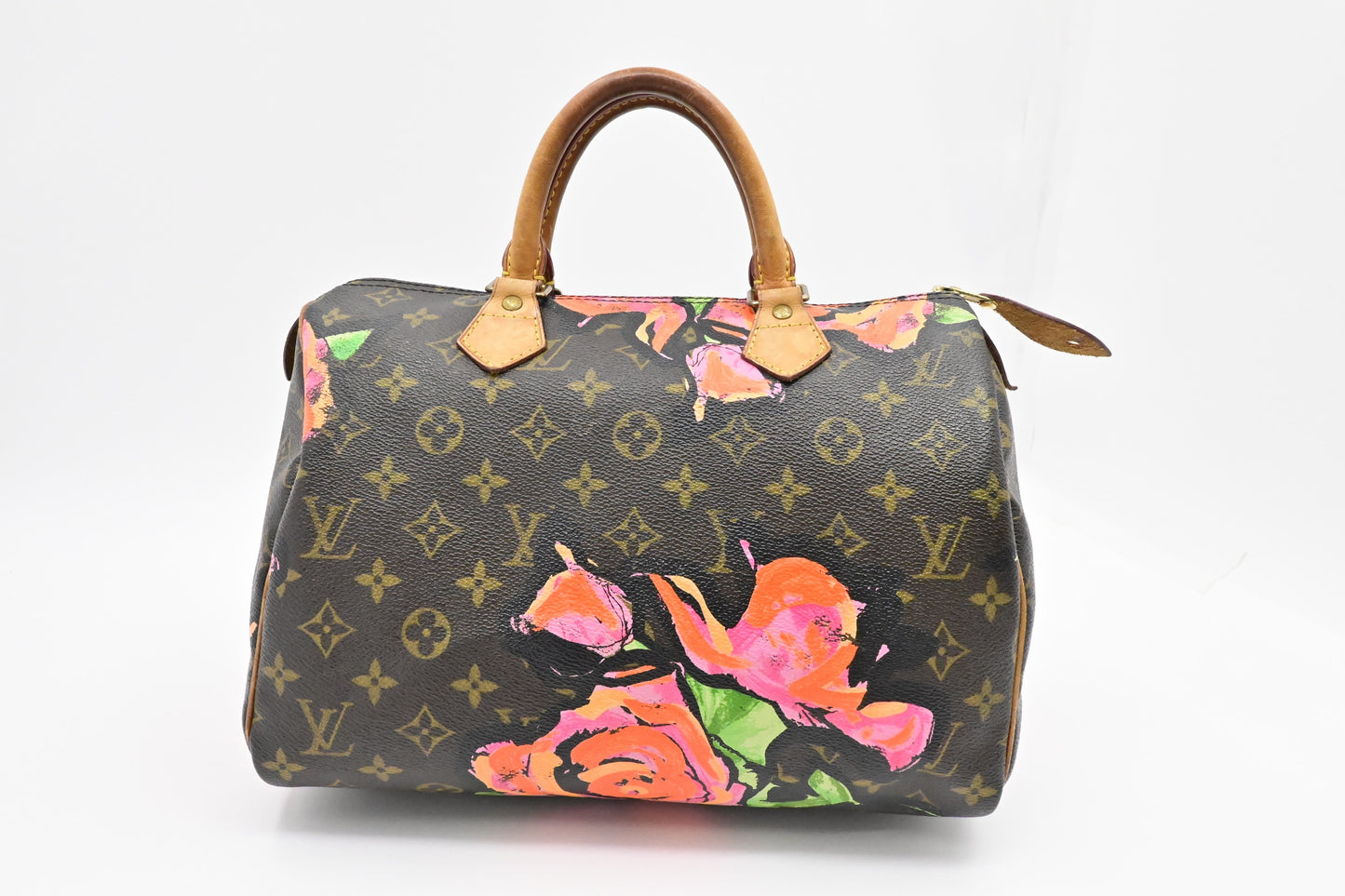 Louis Vuitton x Stephen Spro Speedy 30 in Monogram Roses Canvas