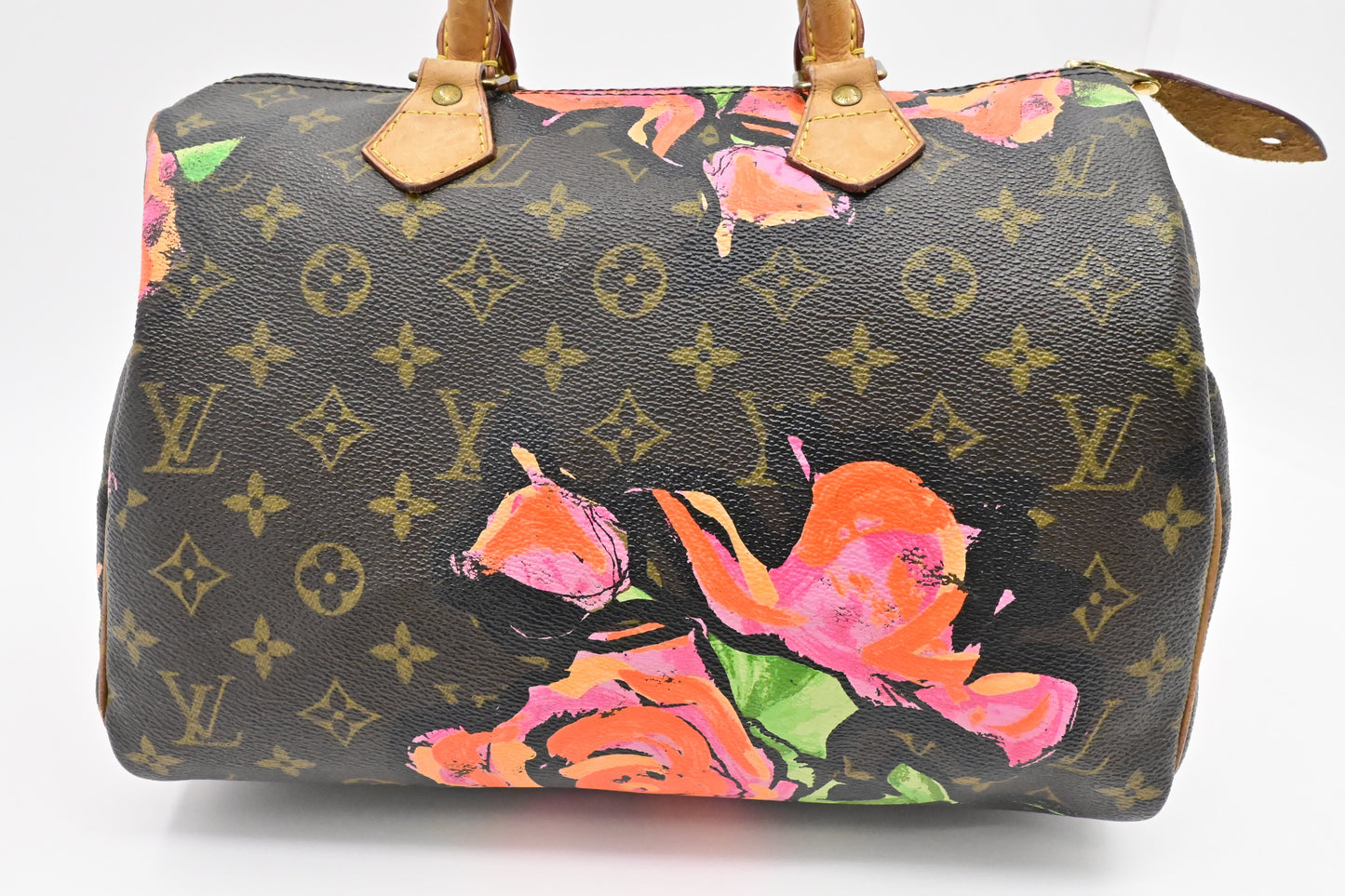 Louis Vuitton x Stephen Spro Speedy 30 in Monogram Roses Canvas