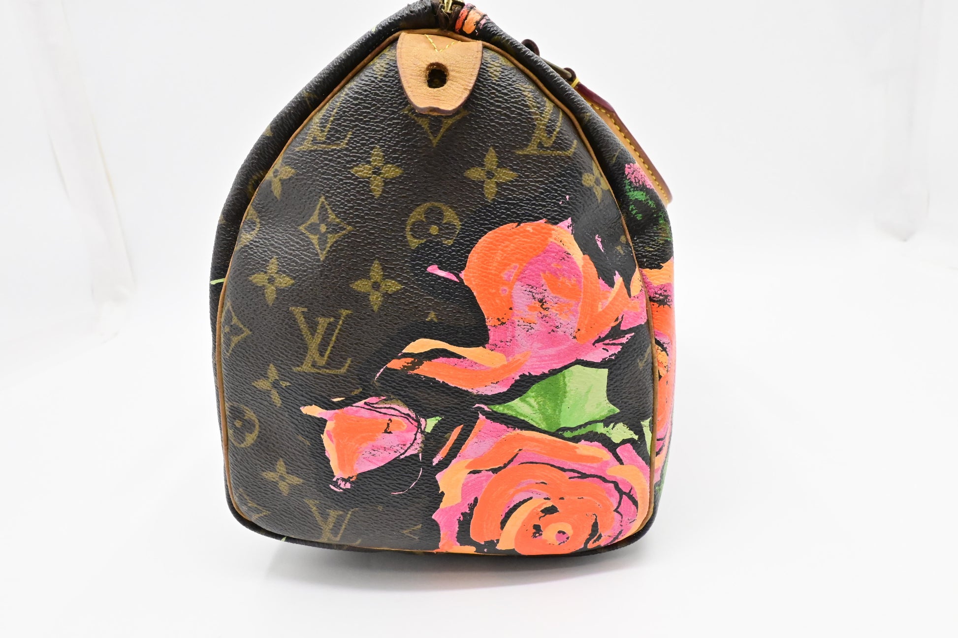 Louis Vuitton x Stephen Spro Speedy 30 in Monogram Roses Canvas