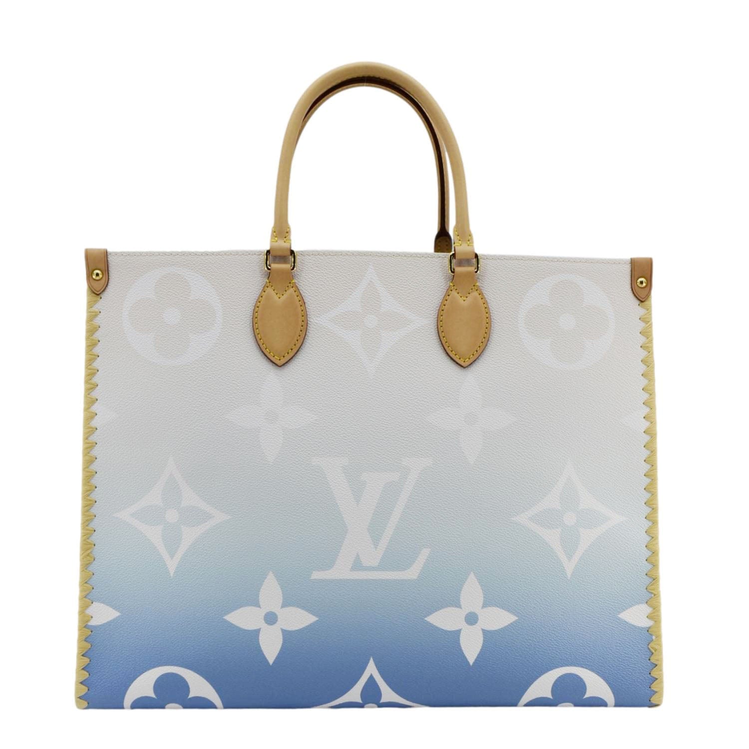 LOUIS VUITTON Okinawa Onthego GM By The Pool Canvas Tote Bag Multicolor