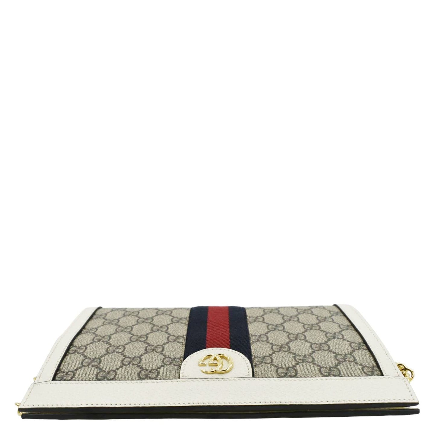 GUCCI Ophidia GG Small Supreme Canvas Chain Shoulder Bag Beige 503877