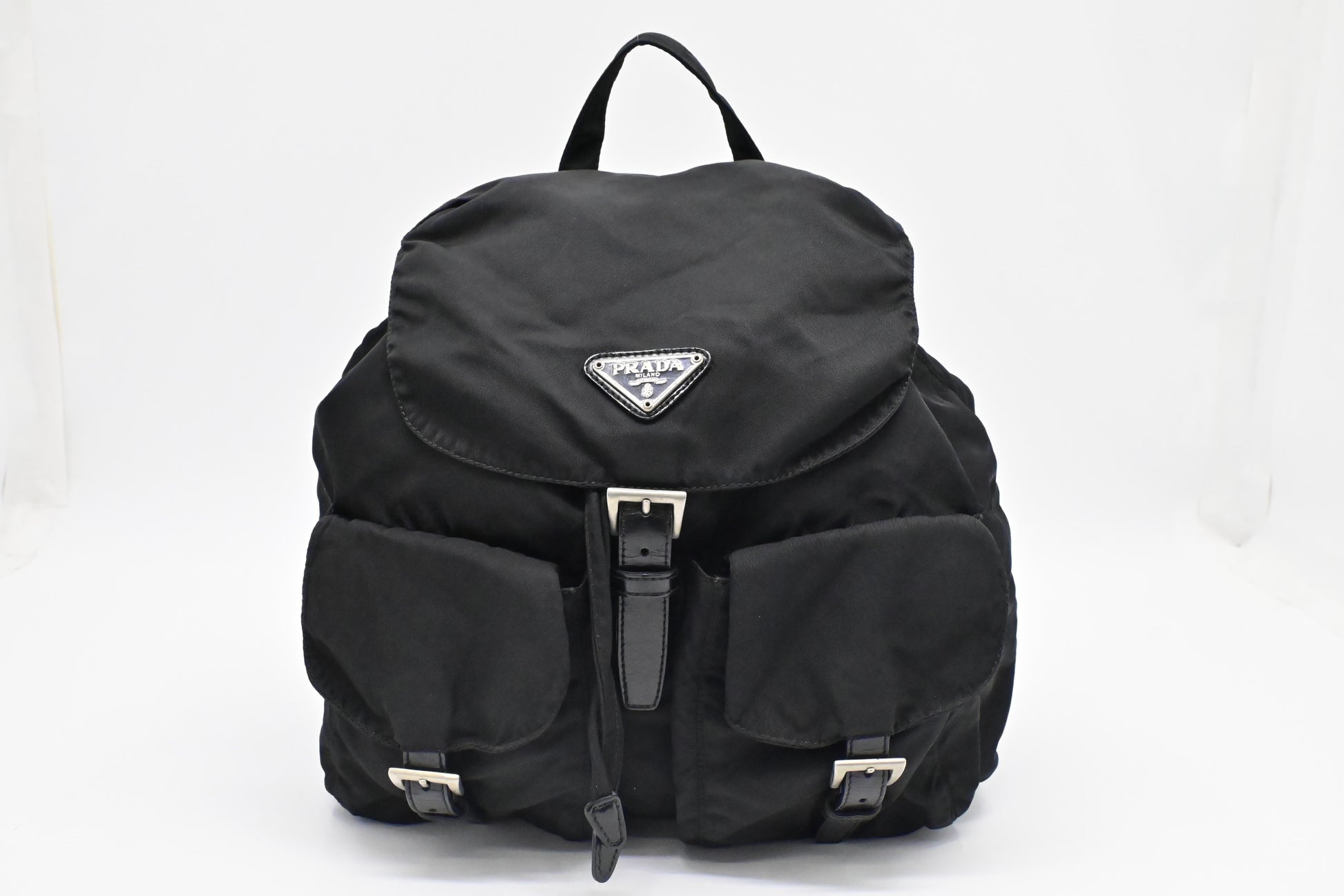 Prada Backpack in Black Nylon