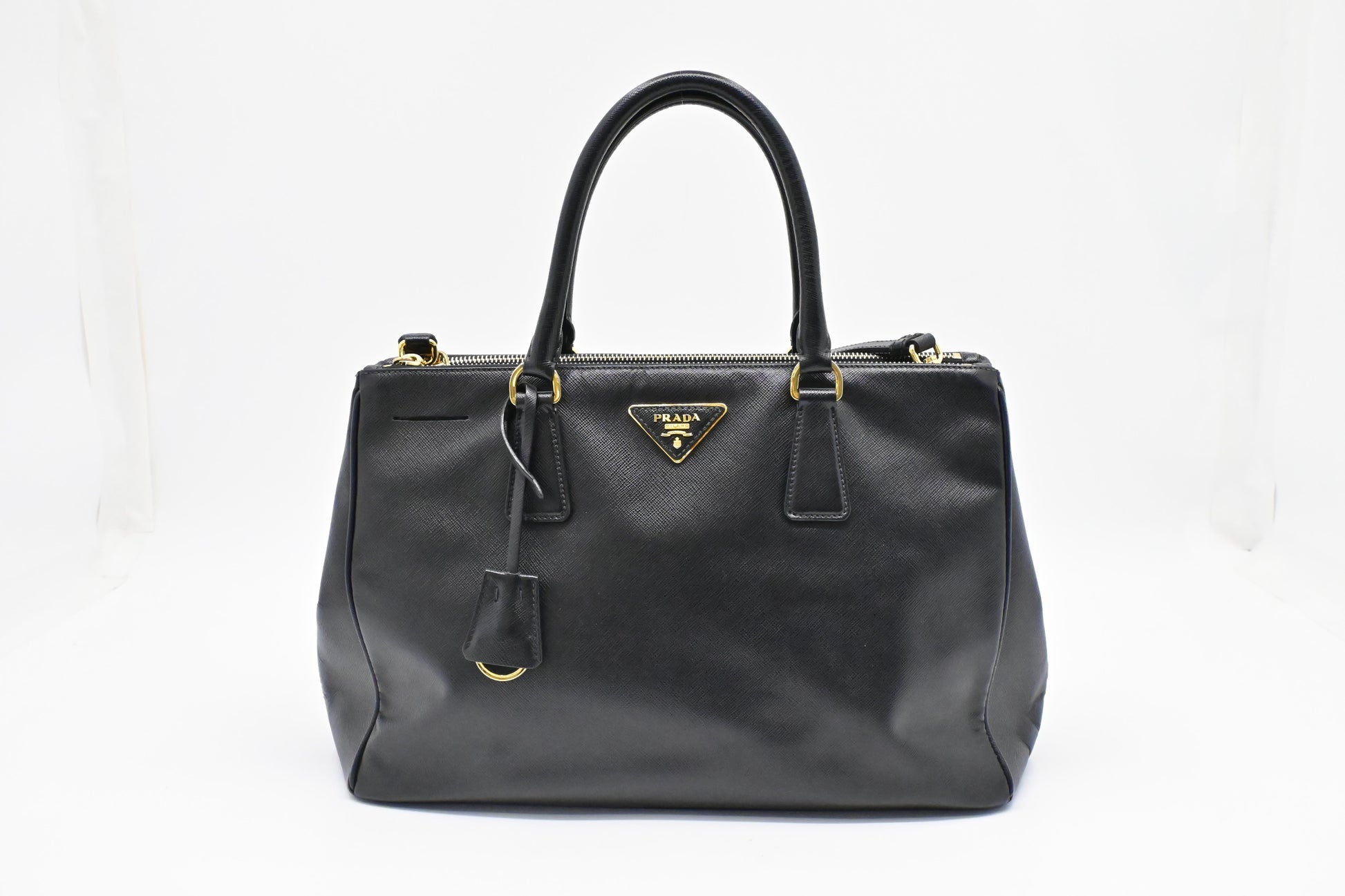 Prada Medium Galleria in Black Saffiano Leather