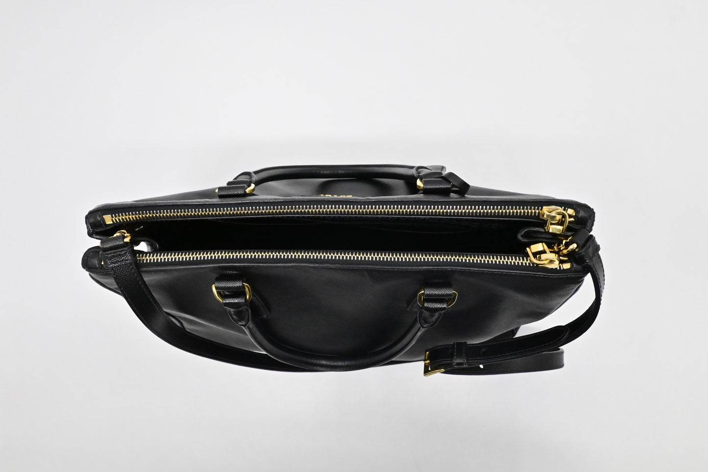 Prada Medium Galleria in Black Saffiano Leather