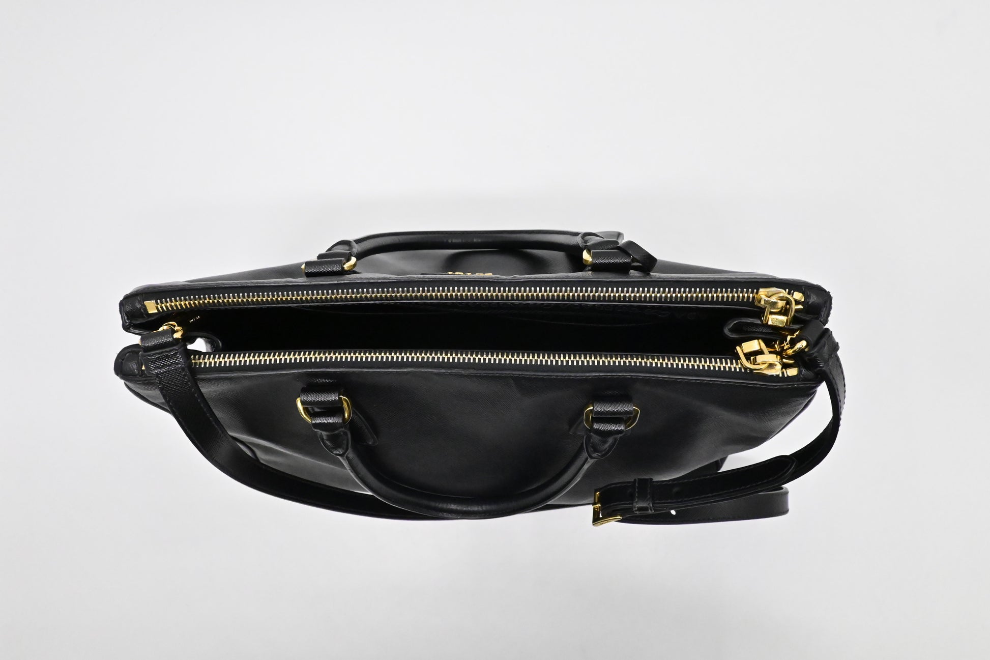 Prada Medium Galleria in Black Saffiano Leather