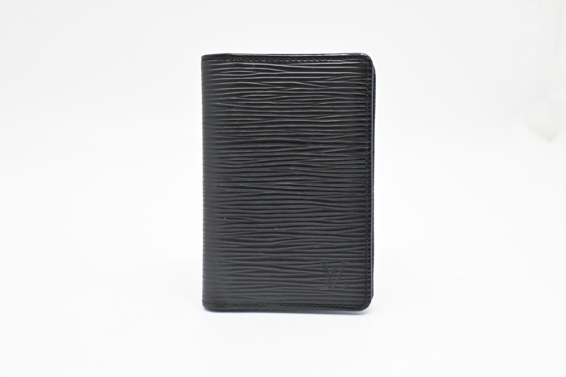 Louis Vuitton Card Case in Black Epi Leather