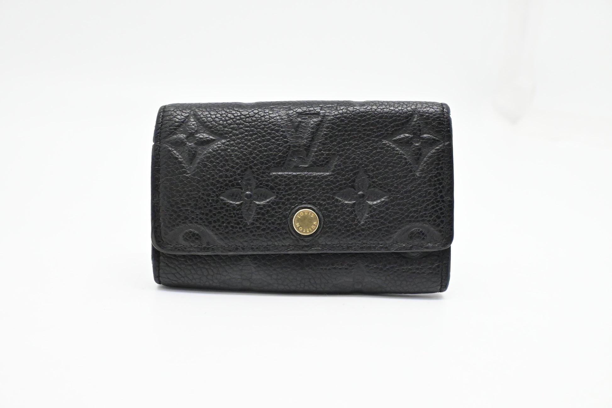 Louis Vuitton Multicles 6 in Black Empreinte Leather