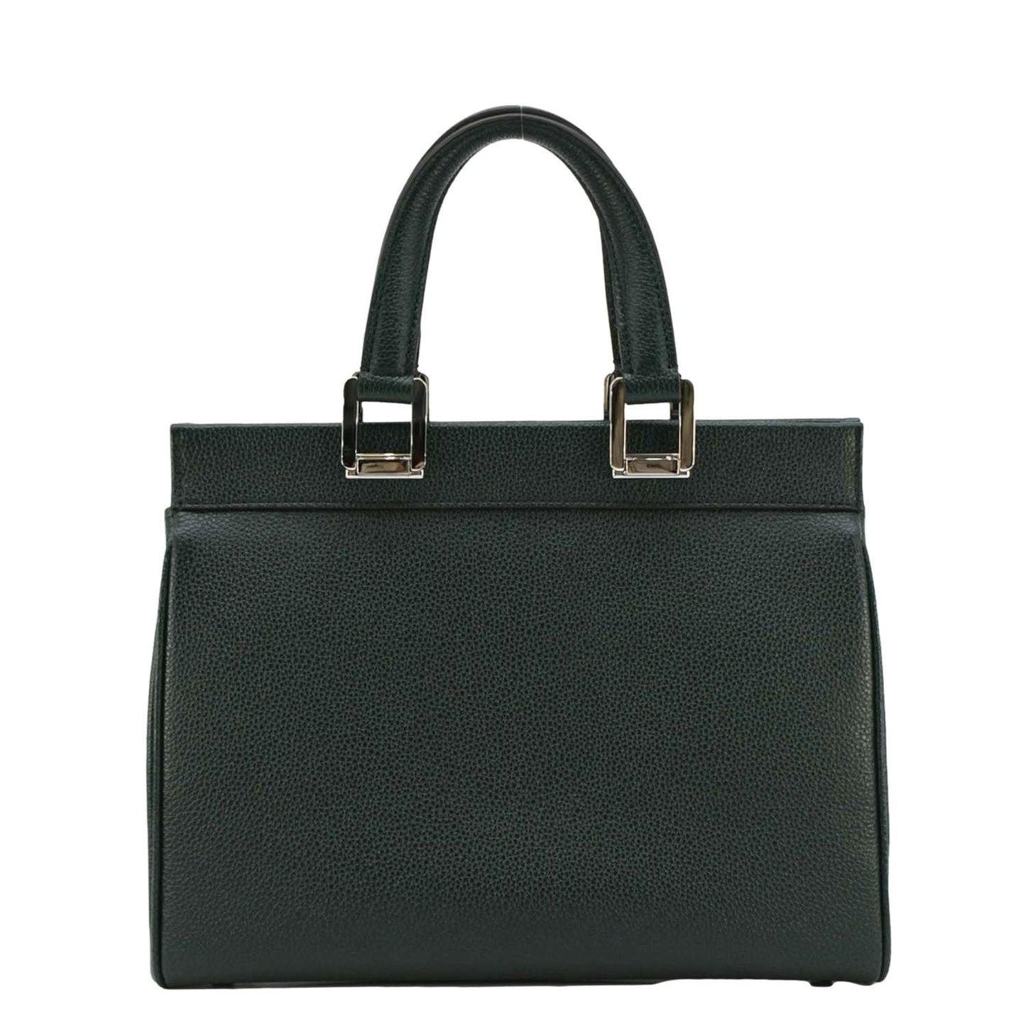 GUCCI Zumi Small Leather Top Handle Shoulder Bag Green