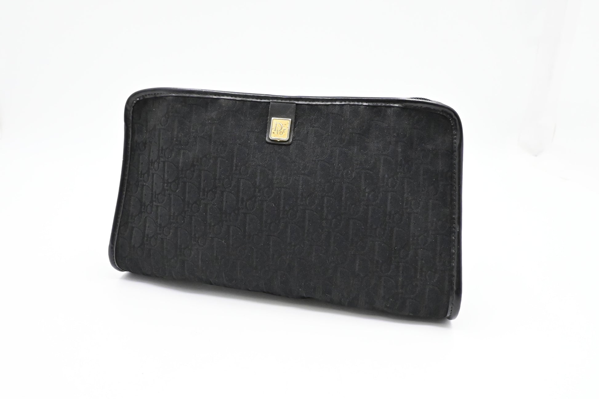 Dior Pouch in Black Oblique Canvas