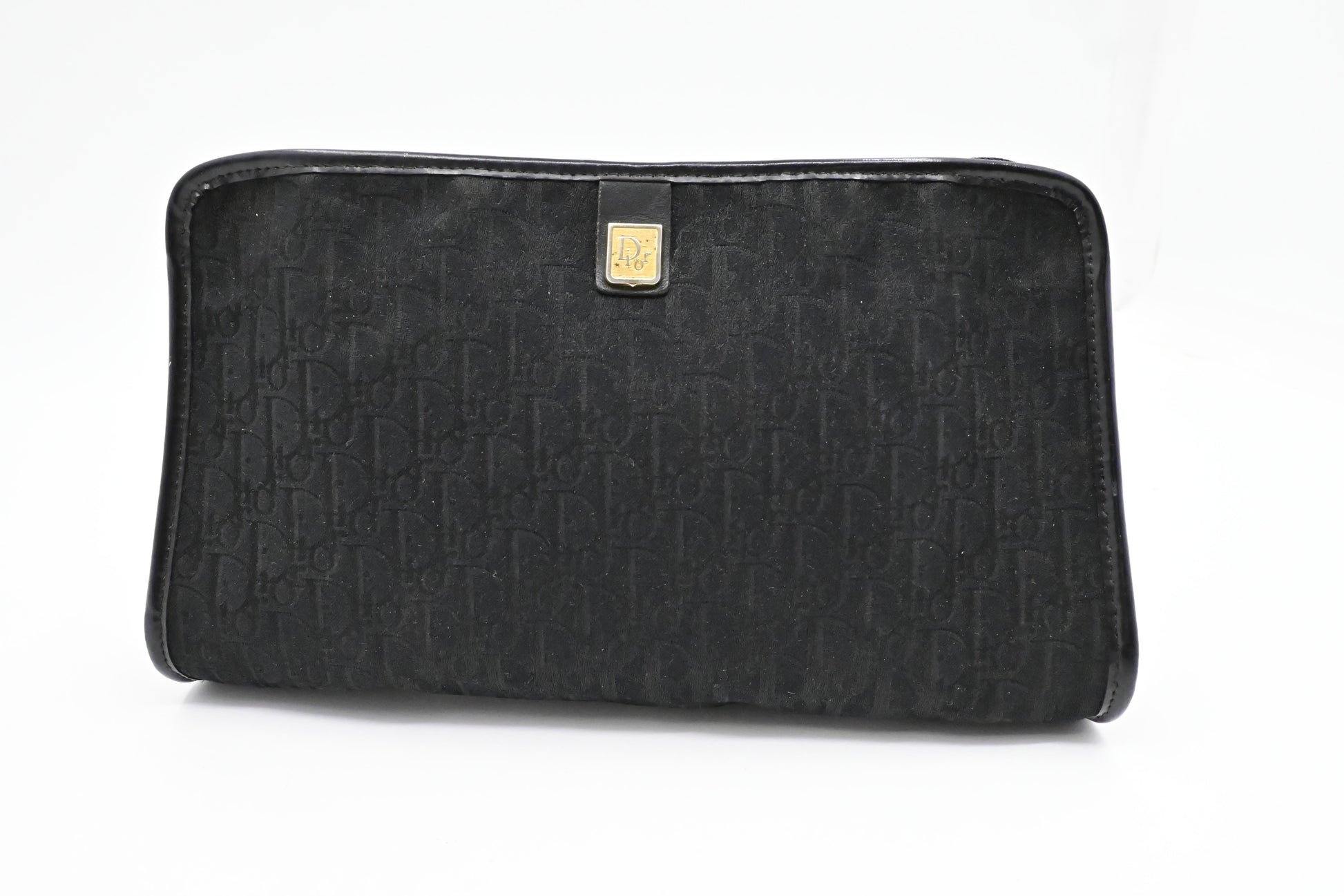 Dior Pouch in Black Oblique Canvas