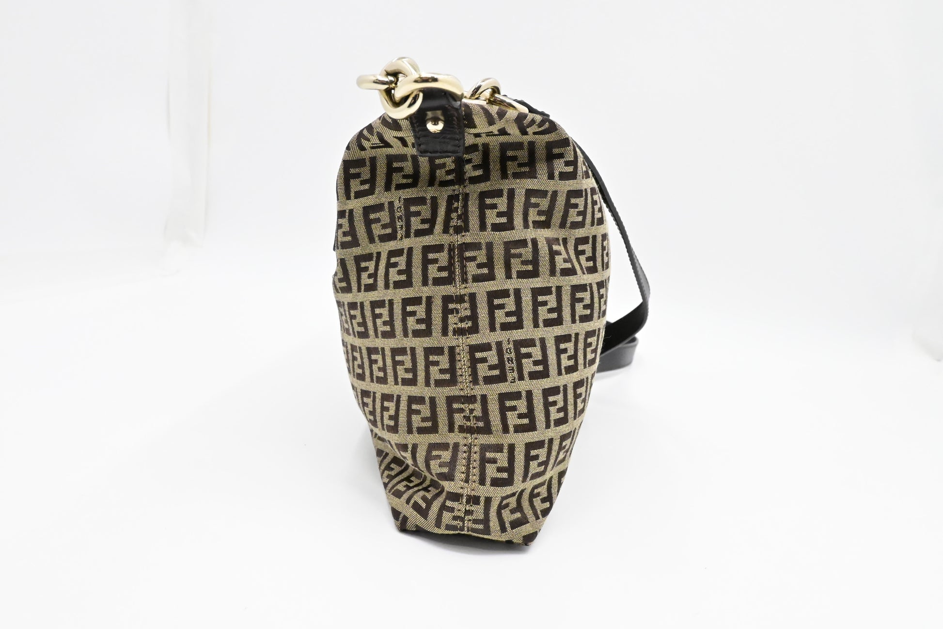 Fendi Crossbody Bag in Brown Zucchino Canvas