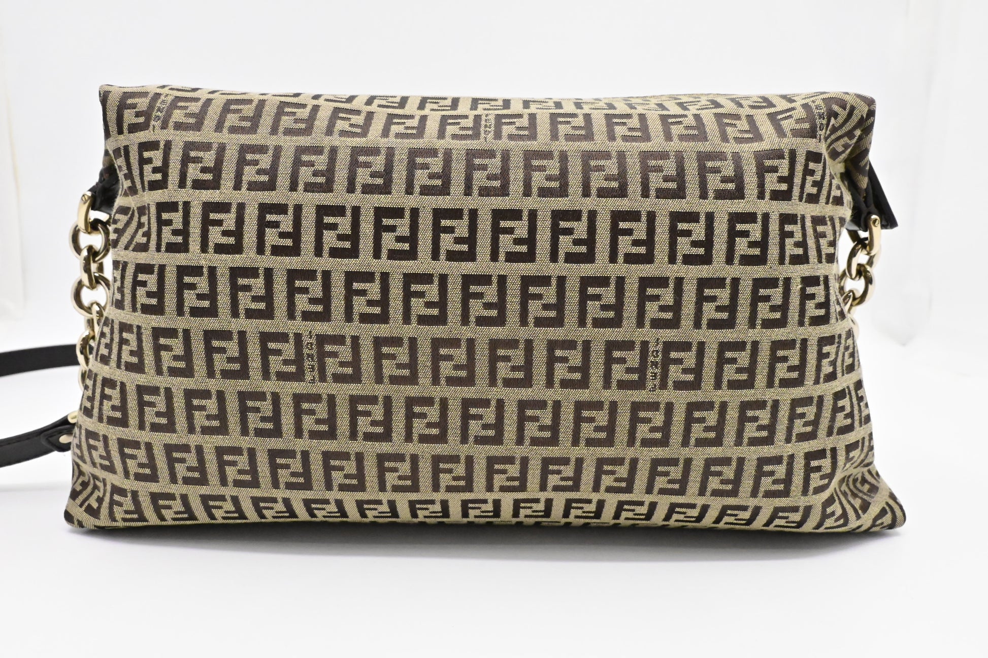 Fendi Crossbody Bag in Brown Zucchino Canvas