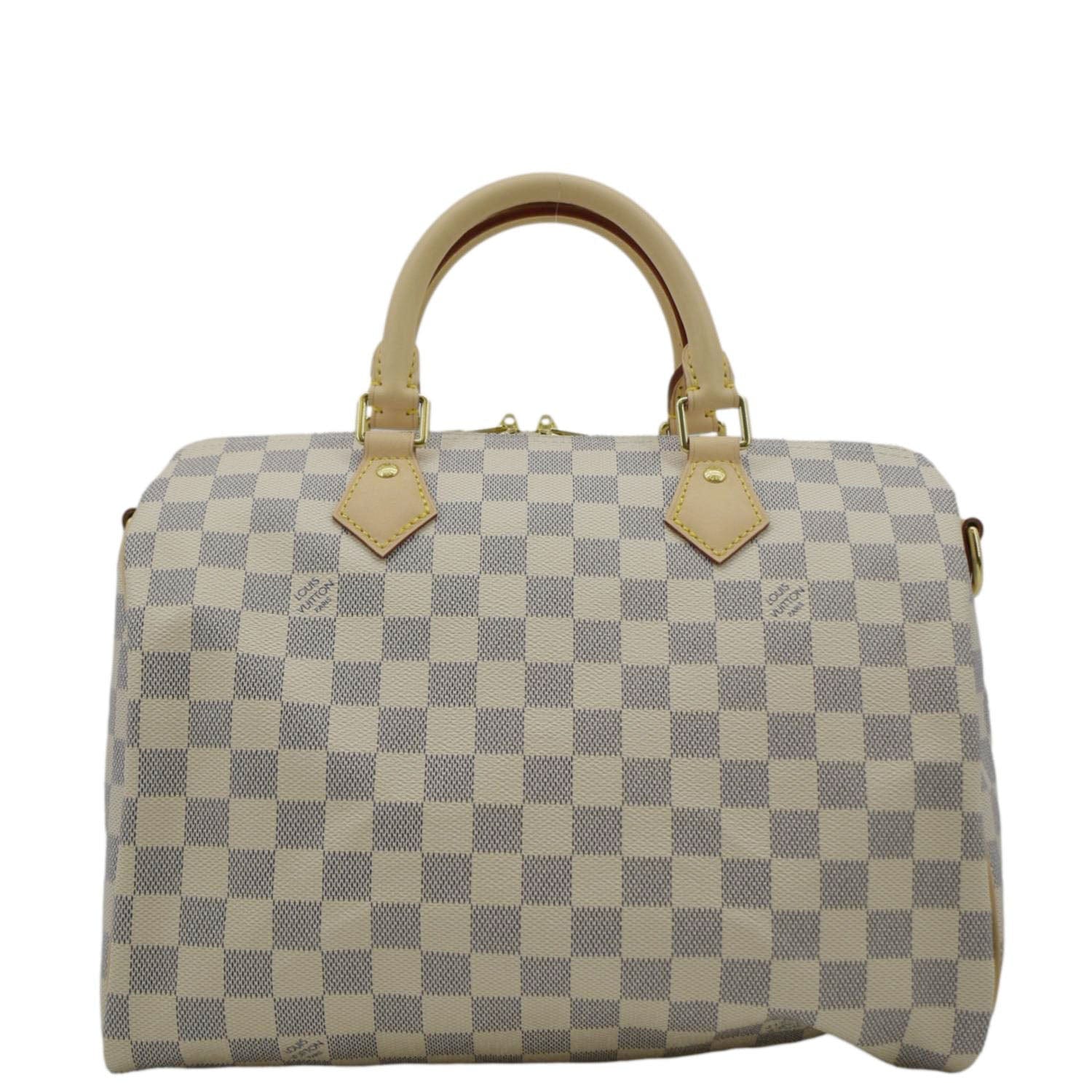 LOUIS VUITTON 30 Bandouliere Damier Azur Shoulder Bag White